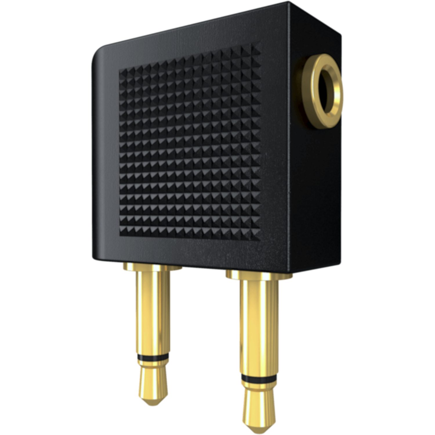 OEHLBACH i-Jack AD-Flight Mobiler Y-Klinke-Adapter für Flugzeuge Reiseadapter 3,5 mm Klinke zu 3,5mm Klinkenbuchse, Hochwertige Verarbeitung, Perfekte Kontaktsicherheit