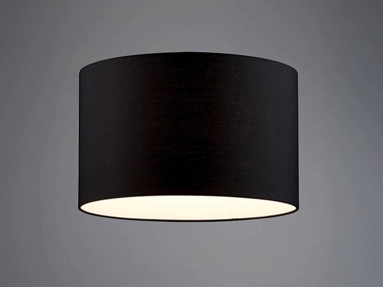 TRIO Leuchten Lampenschirm aus Stoff Ø 40cm für E27 Fassung, großer Stoffschirm rund für Stehlampen, Bogenlampen, Hängelampe