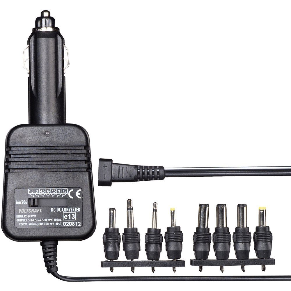 Spannungswandler VOLTCRAFT DC/DC-Wandler 12 V/DC, 24 V/DC - 1.5 V/DC, 3 V/DC, 4.5 V/DC