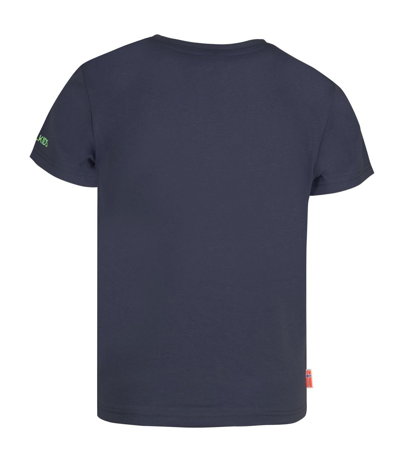 Marineblau/Grün Oppland T-Shirt TROLLKIDS