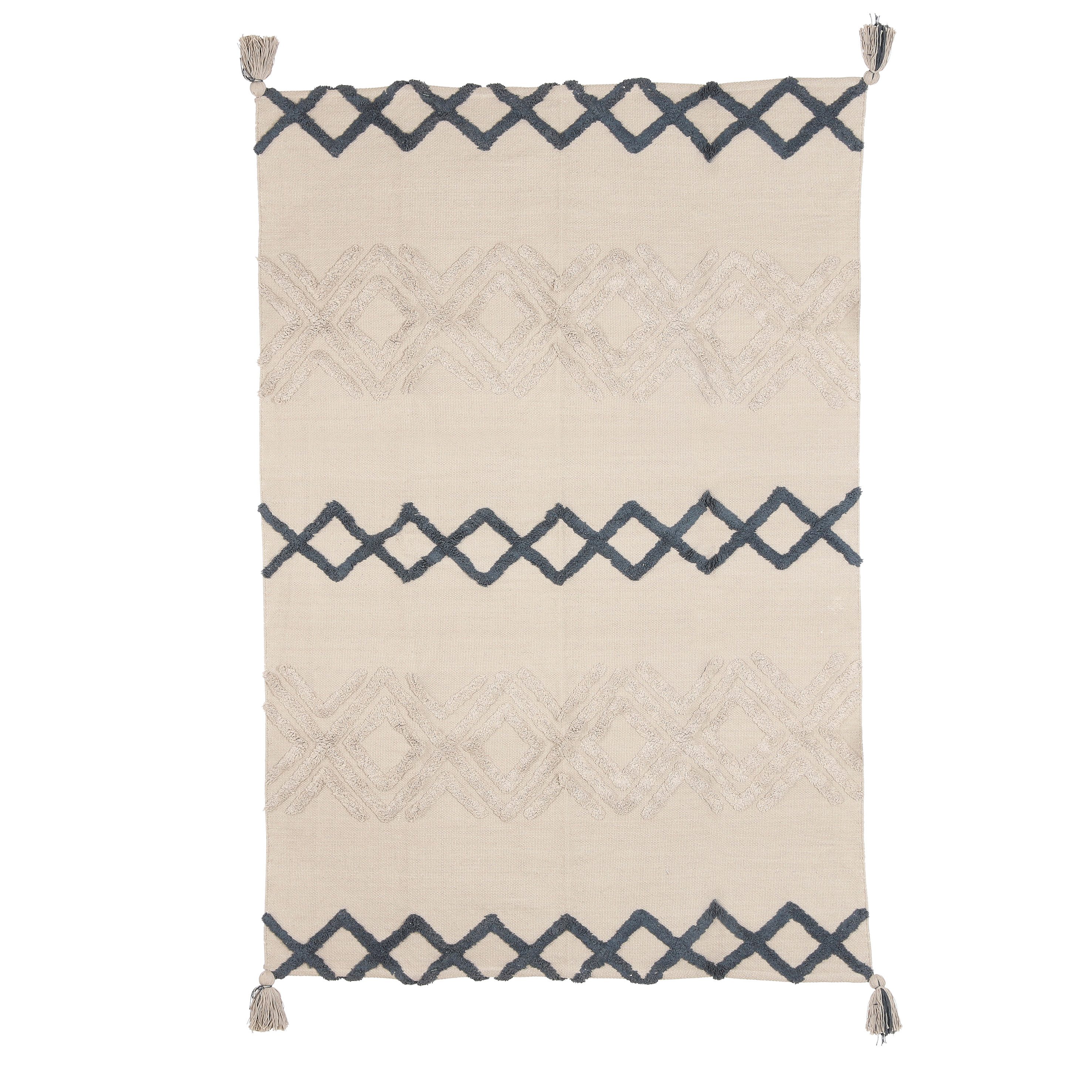 In the Mood Designteppich In the Mood Louis Teppich grau - l180xb120cm