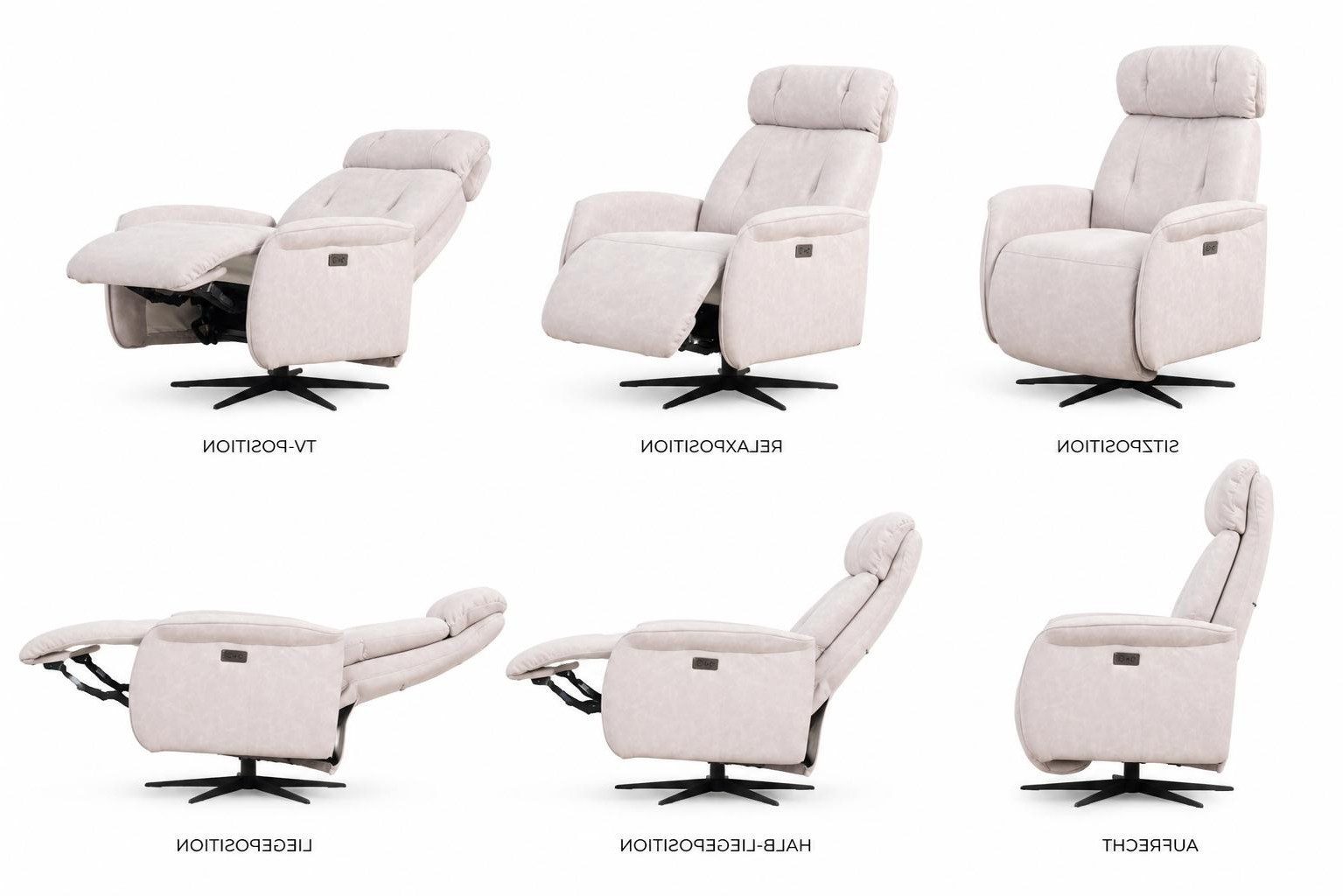 Xlmoebel Relaxsessel Beiger Relaxsessel mit verstellbarer Rückenlehne für Entspannung (1-St), Made in Europa