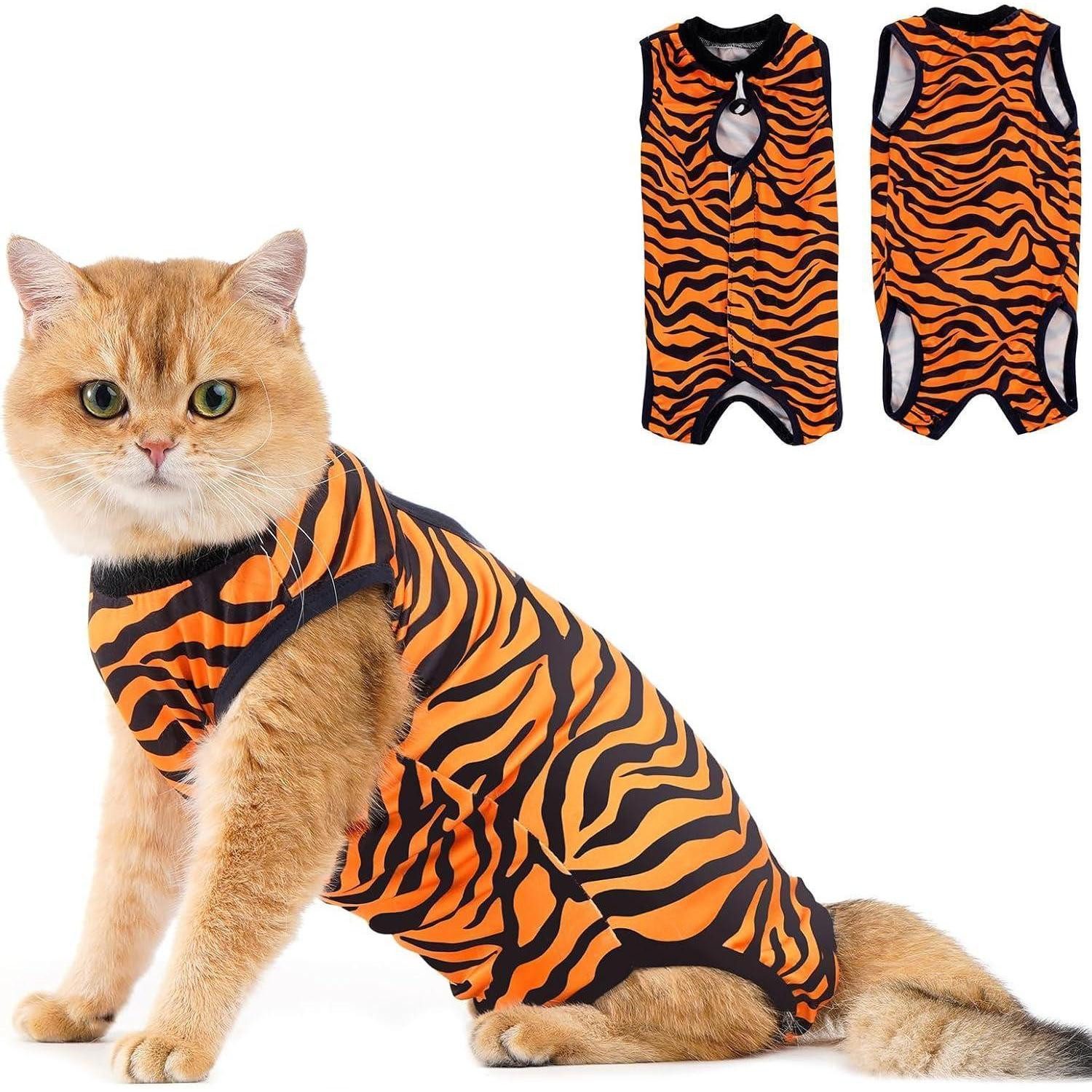 OP-Body Katzenbody Erholungsanzug Modal Recovery Kastration Spay Suit M-Plus