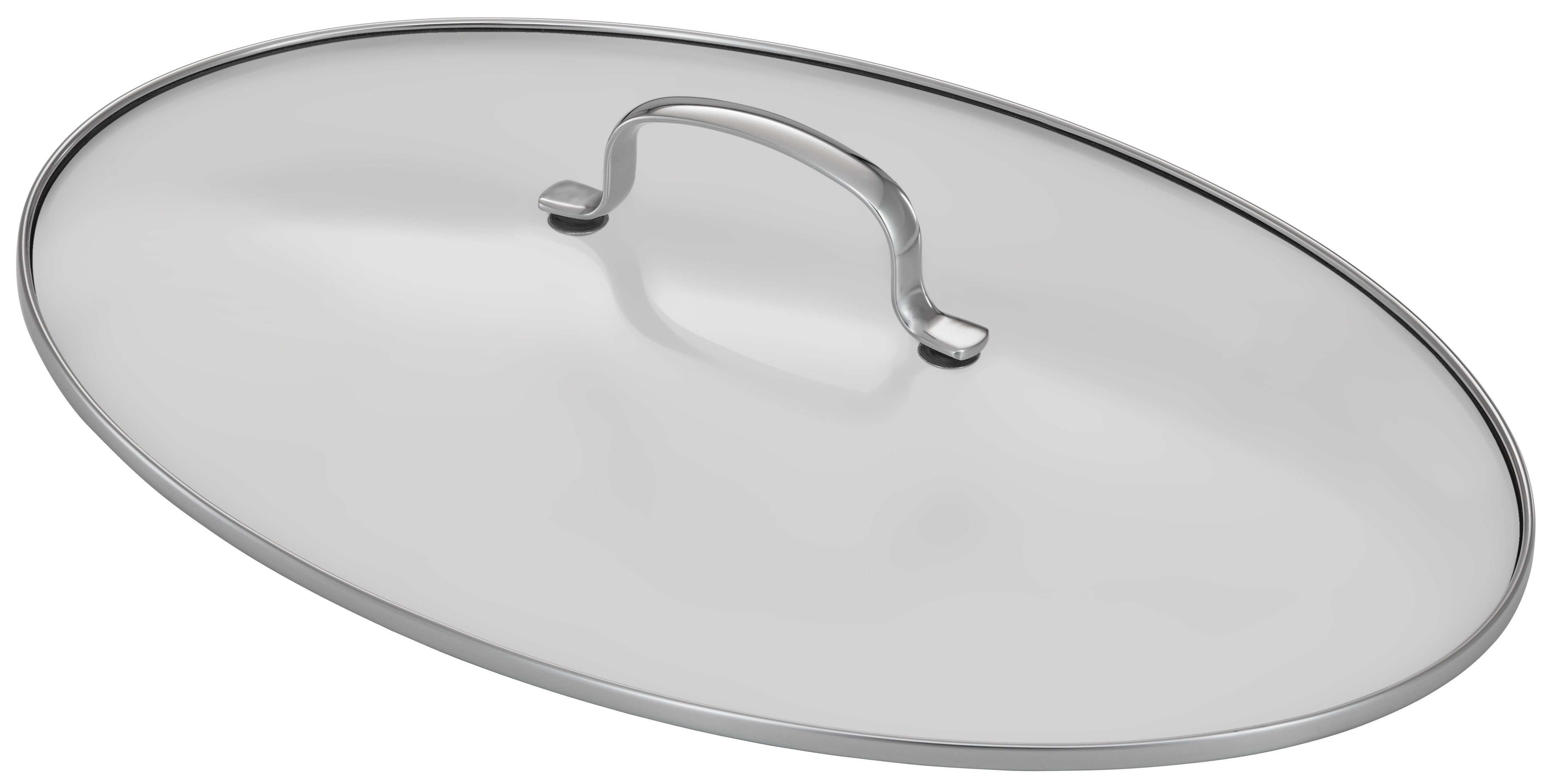 RÖSLE Bräter ELEGANCE, Edelstahl 18/10 (1-tlg), oval, mit Glasdeckel, spülmaschinen-, backofen- und induktionsgeeignet