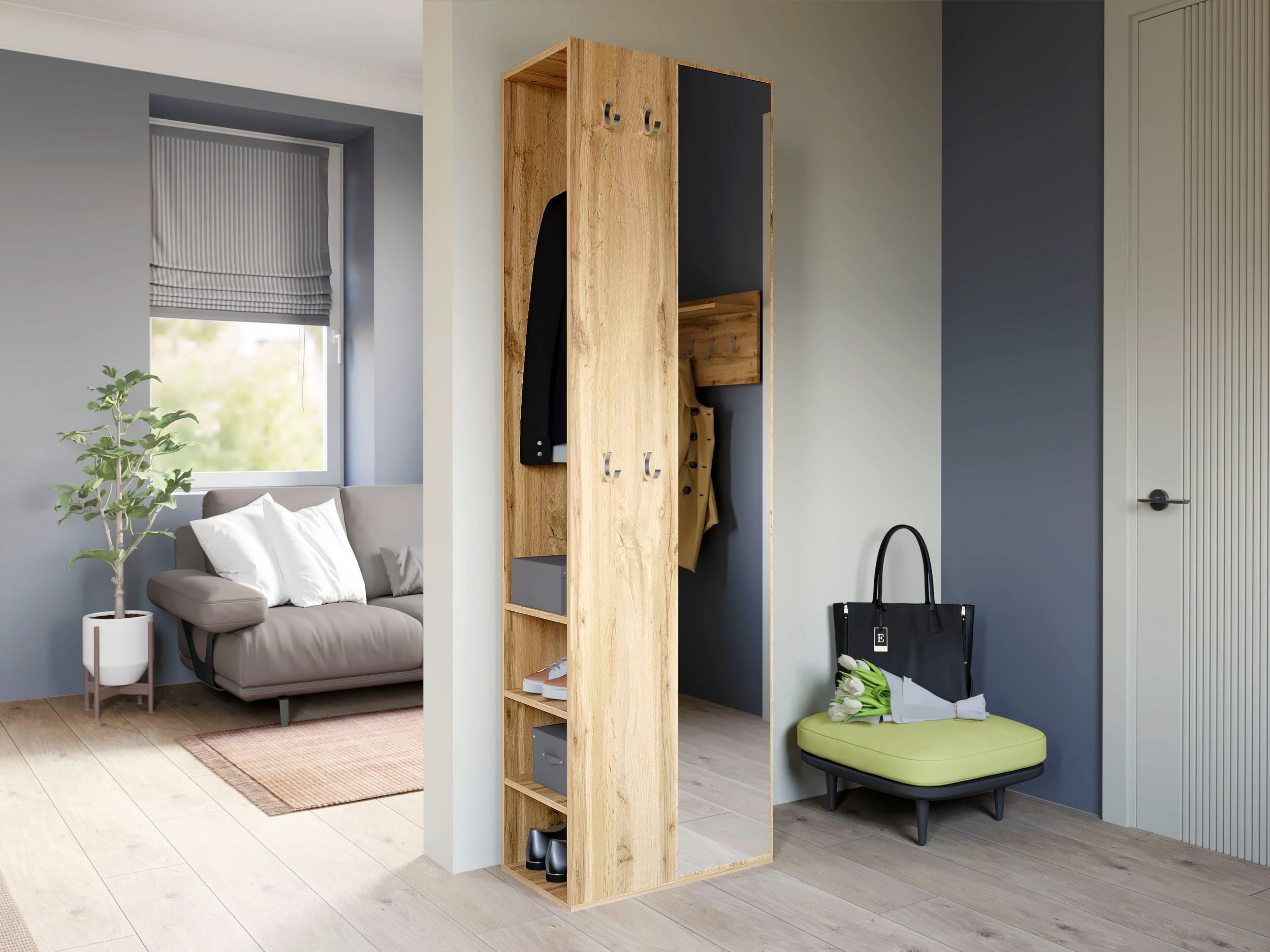 my home Garderobenschrank MEGAPOLIS - my home