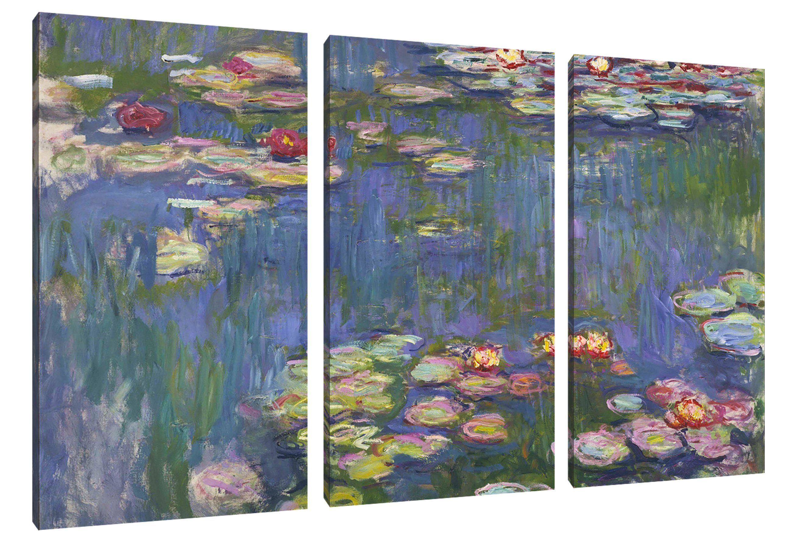 Pixxprint Leinwandbild Claude Monet - Seerosen  V, Claude Monet - Seerosen  günstig online kaufen