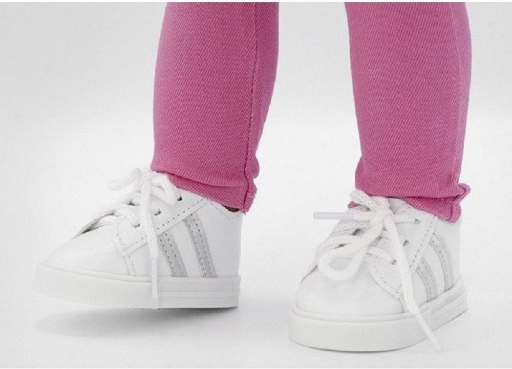 I´m a Girly Puppenkleidung Puppenschuhe Sneaker weiß Puppenbekleidung für P günstig online kaufen