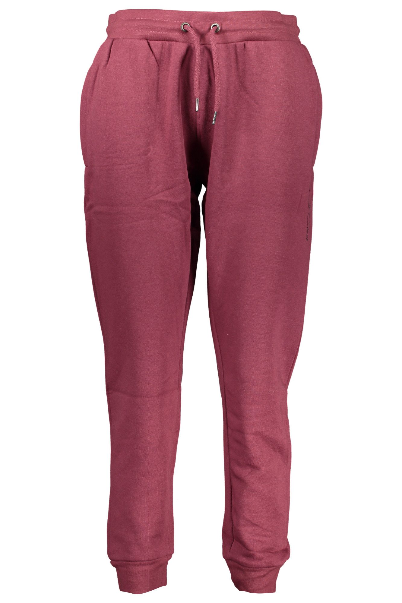 Cavalli Class 5-Pocket-Hose Violette Damen-Sporthose mit Bund und Stickerei – Komfort & Stil