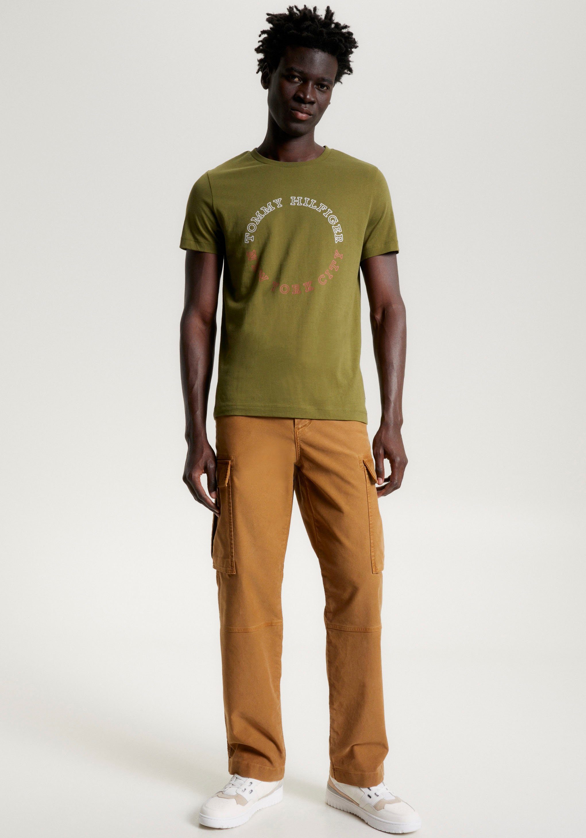Tommy Hilfiger put.green MONOTYPE ROUNDLE T-Shirt TEE