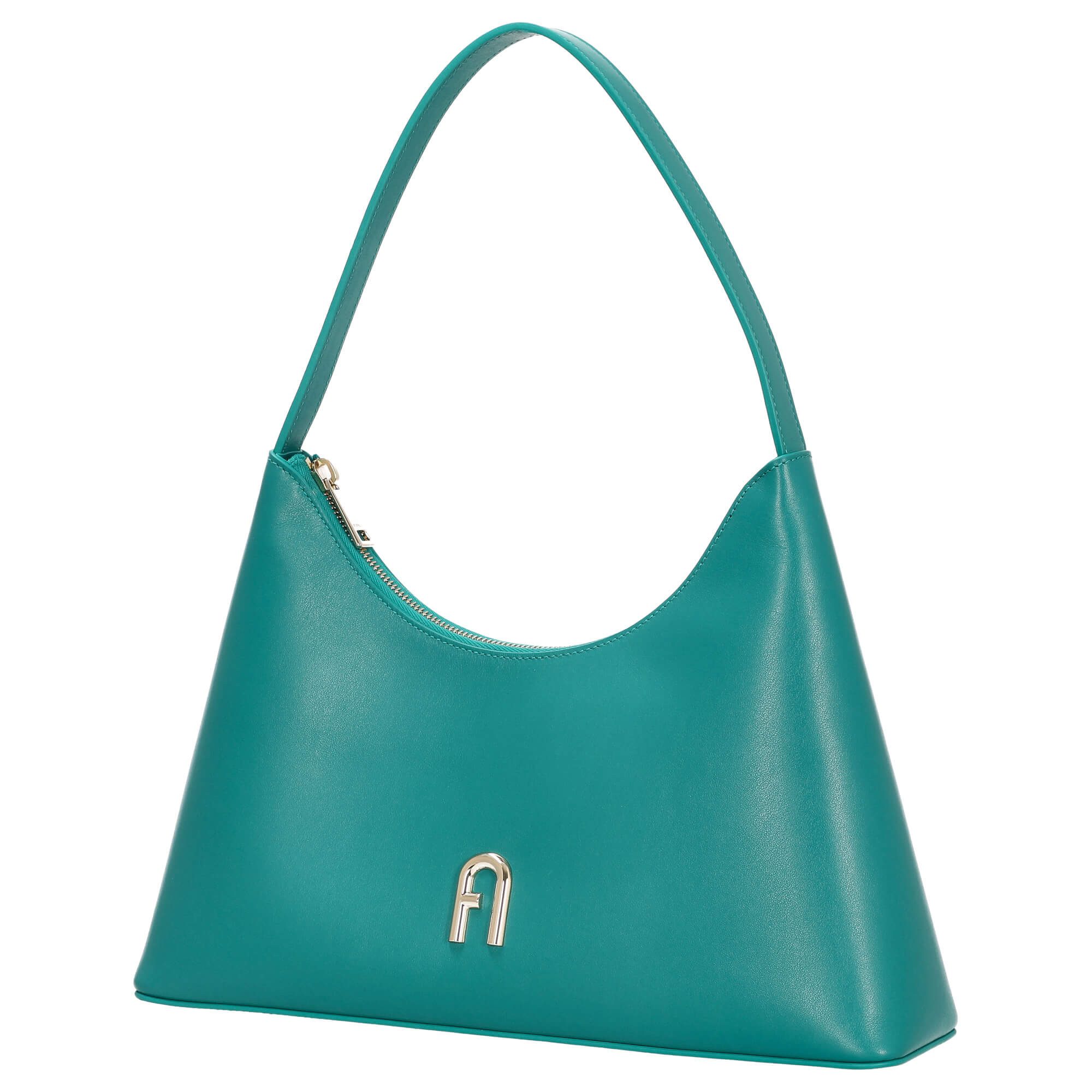 Furla Umhängetasche Diamante S - Schultertasche 34 cm (smeraldo)