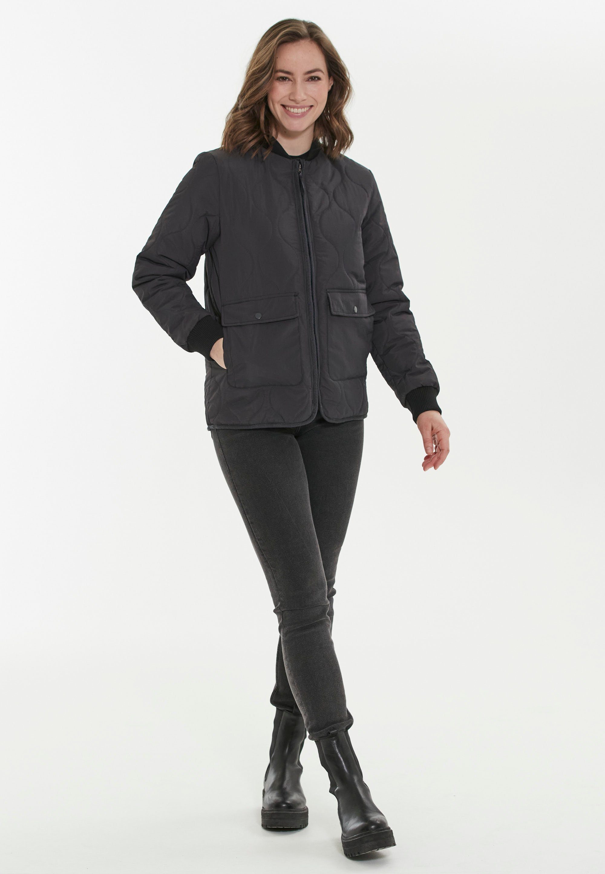 WEATHER REPORT tollem dunkelgrau Steppjacke in Steppdesign Eilish