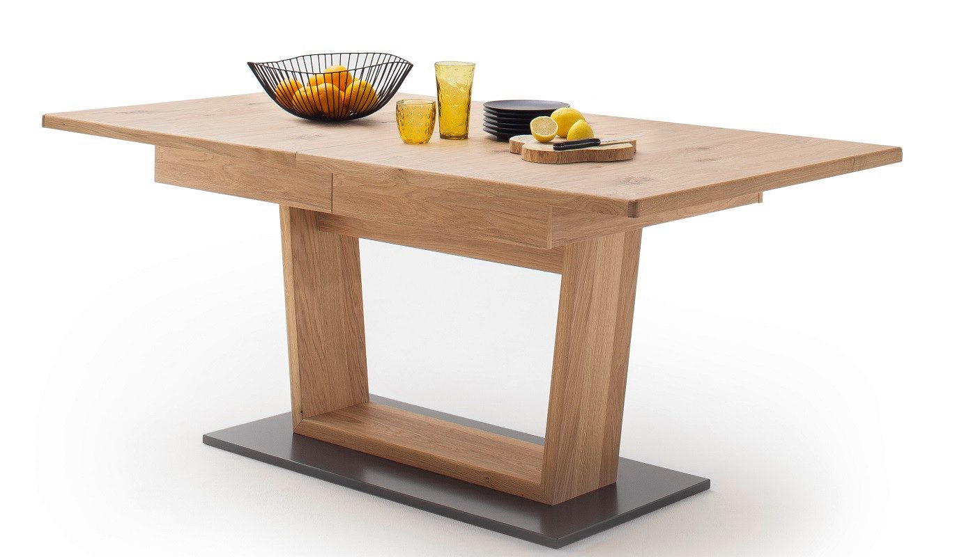 MCA furniture Esstisch Esstisch Portland, ausziehbar, 180 (280)x100, Asteiche Bianco (No-Set)