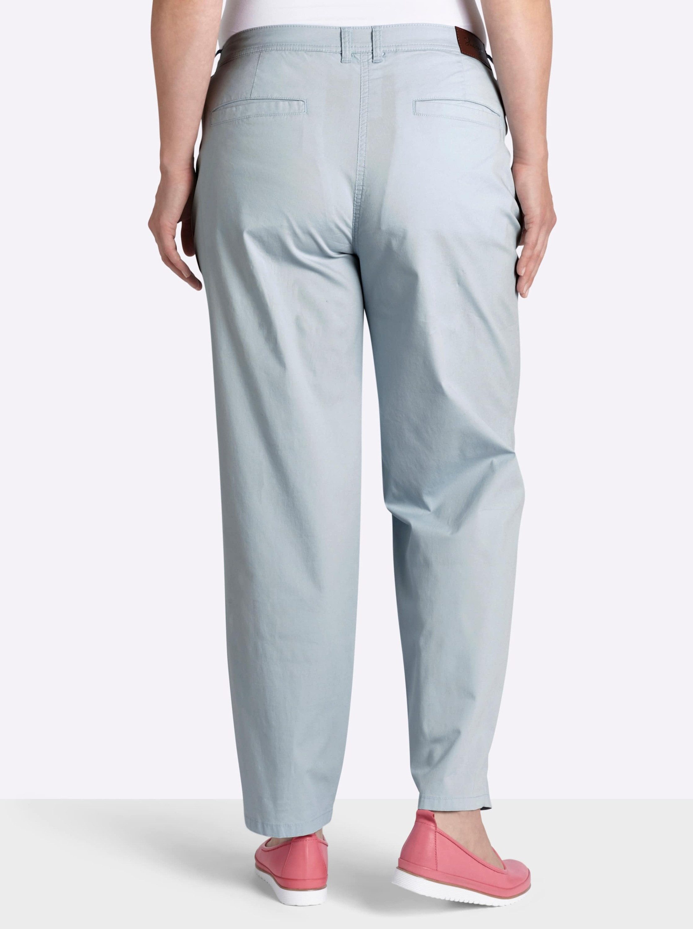 Sheego Jerseyhose Chinohose normal
