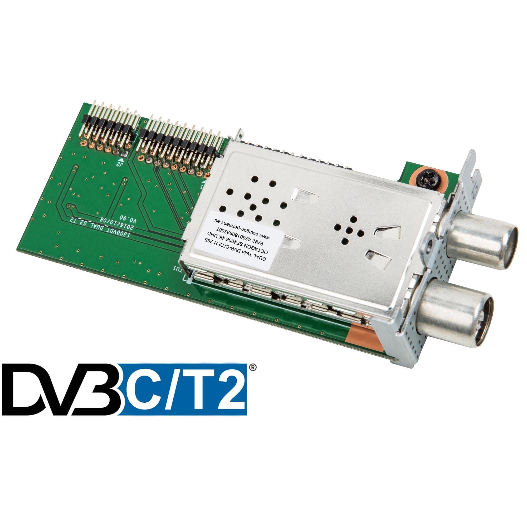Dual Hybrid Tuner für SF4008 V2 DVB-C/ DVB-T2 4K UHD Kabel-Receiver