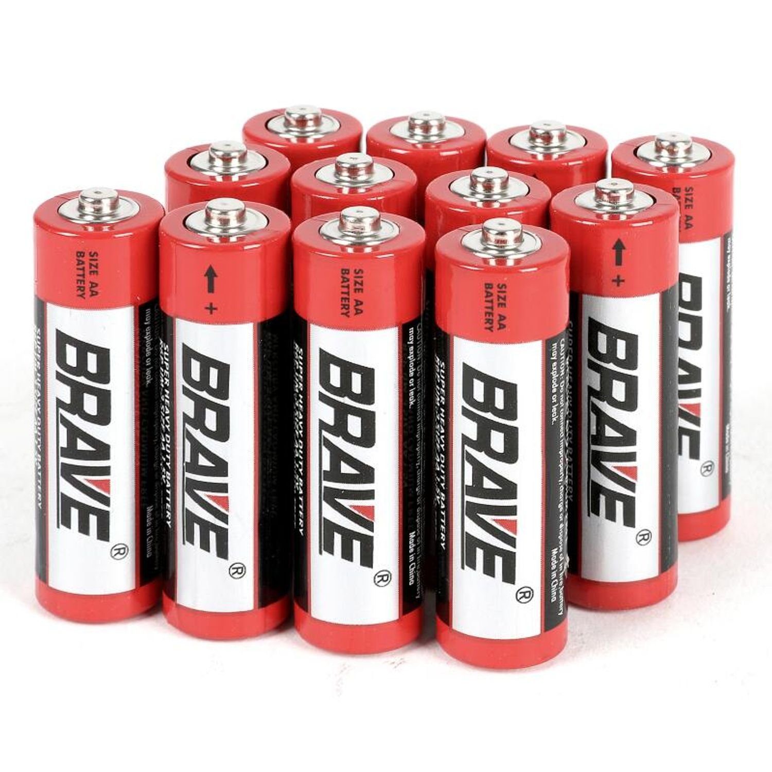 Brave Batterien Stück Batterie, BURI 12er-Pack AA R6P 1,5V 80x (960 St) UM-3 960 Großpackung