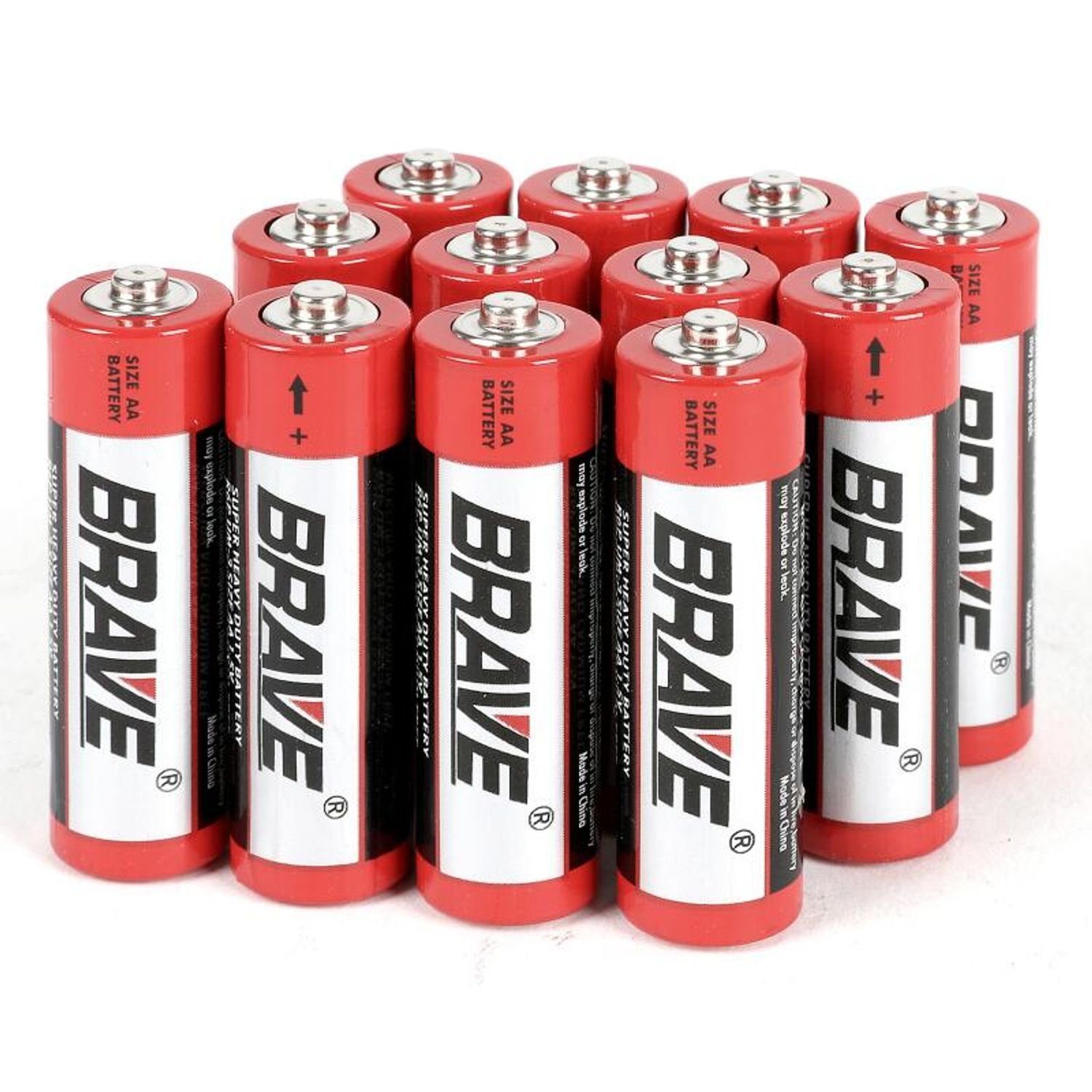 BURI 80x 12er-Pack Batterie, (960 St) 1,5V R6P Großpackung AA Brave Stück Batterien 960 UM-3