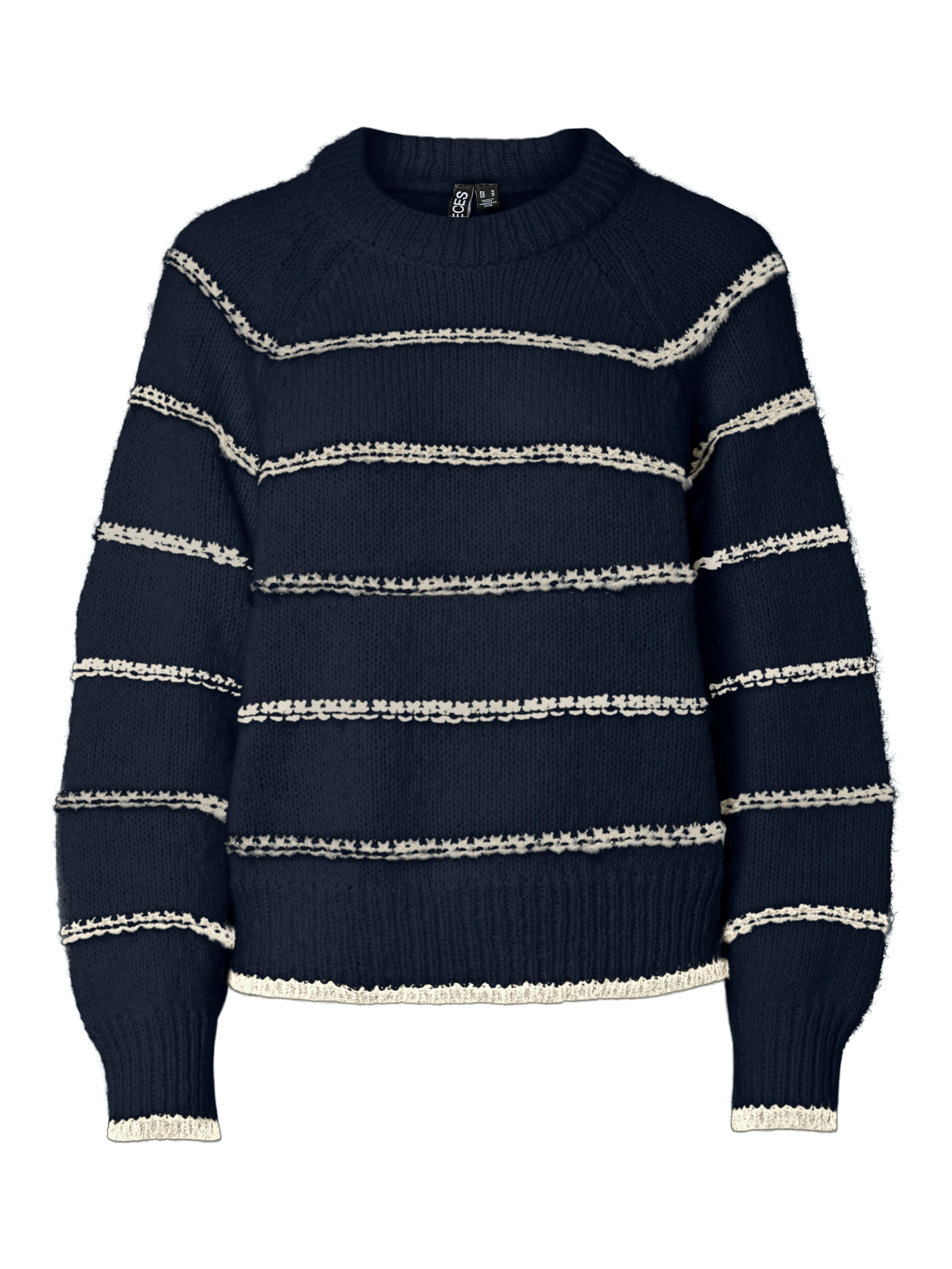 pieces Strickpullover PCNELIA LS O-NECK KNIT günstig online kaufen