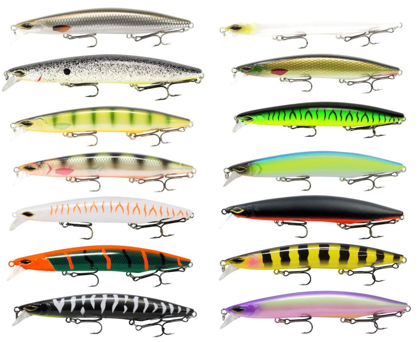 Seika Pro Kunstköder Seika Pro Wobbler Nightveit Junior Silent 12,5cm 19g - Hardbait