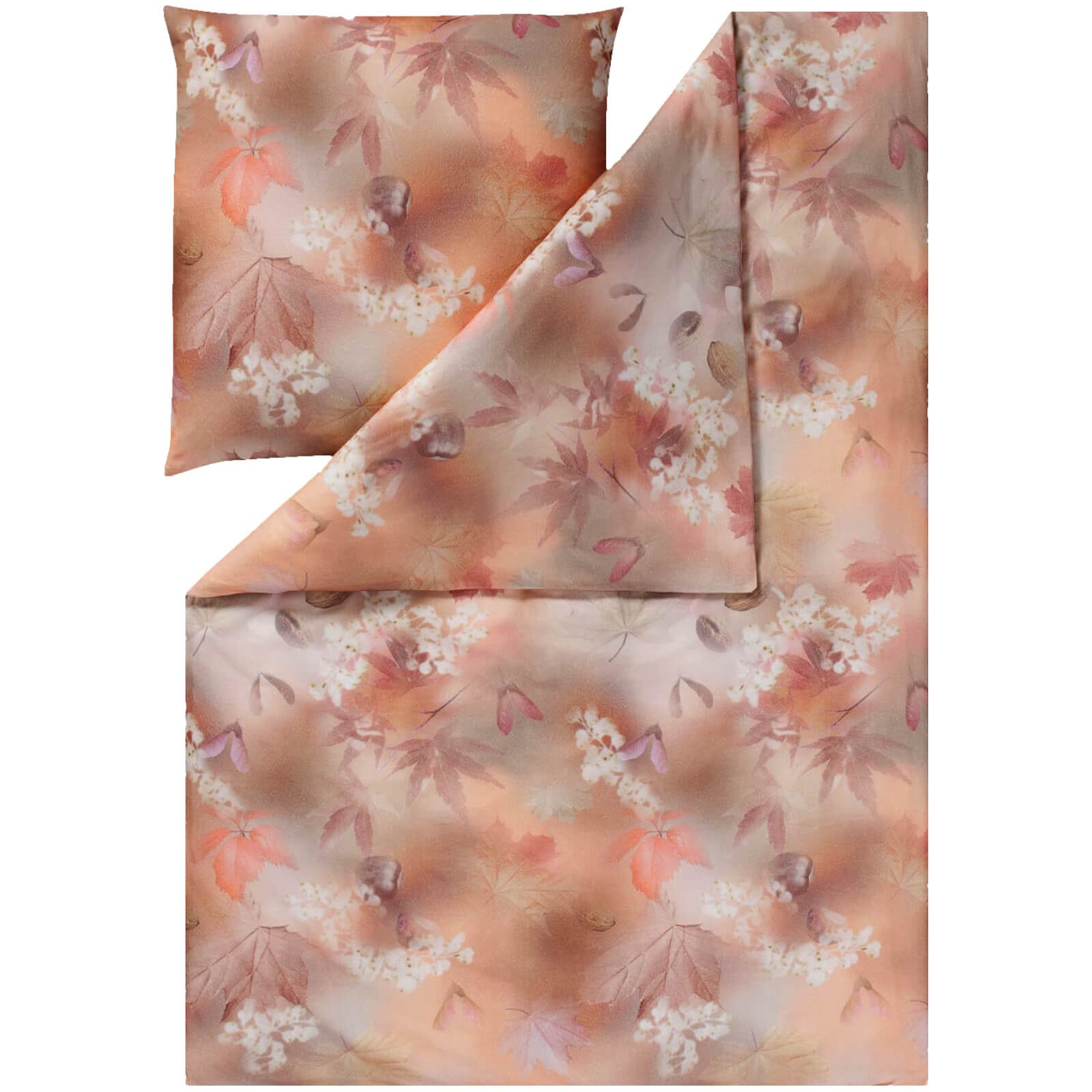 Estella Bettwäsche Chestnut 4452 980 Bernstein, Flanell, 2 teilig, Naturmot günstig online kaufen