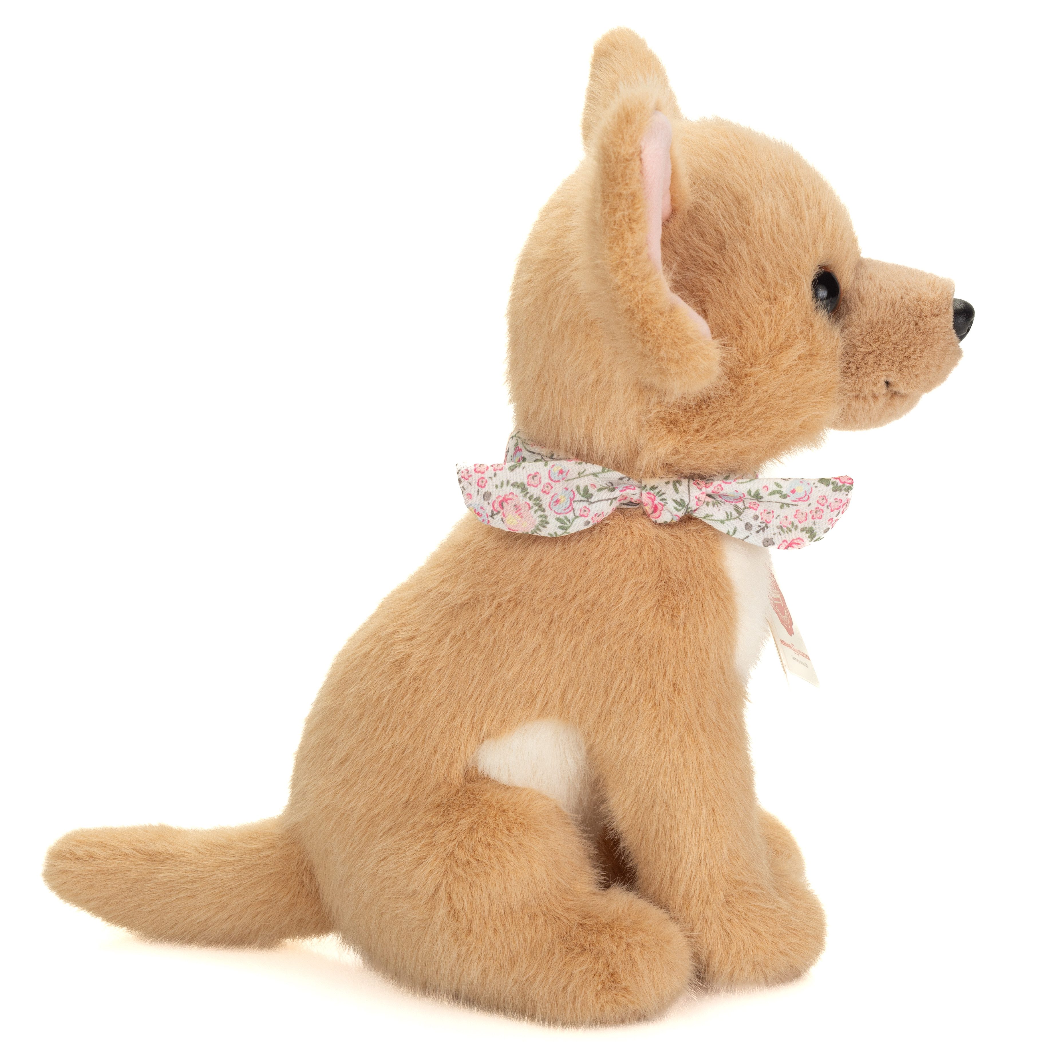Teddy Hermann® Kuscheltier Chihuahua, sitzend, 25 cm, zum Teil aus recyceltem Material
