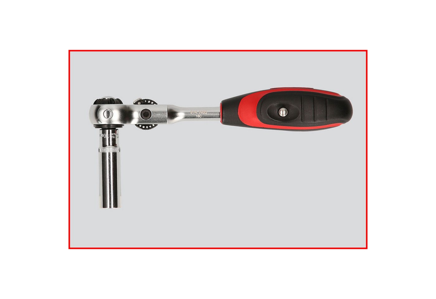 Thumbnail - KS Tools Ratsche KS TOOLS 1/4" MODIFIX Mini-T-Griff-Schwenkkopf-Knarre 72 Zah...