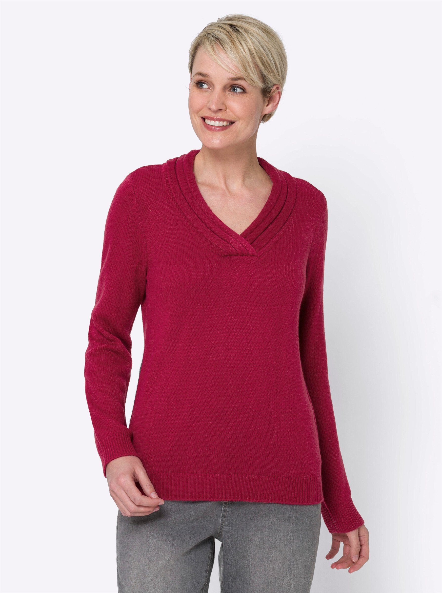 Sieh an! Strickpullover Pullover Langarm Jersey