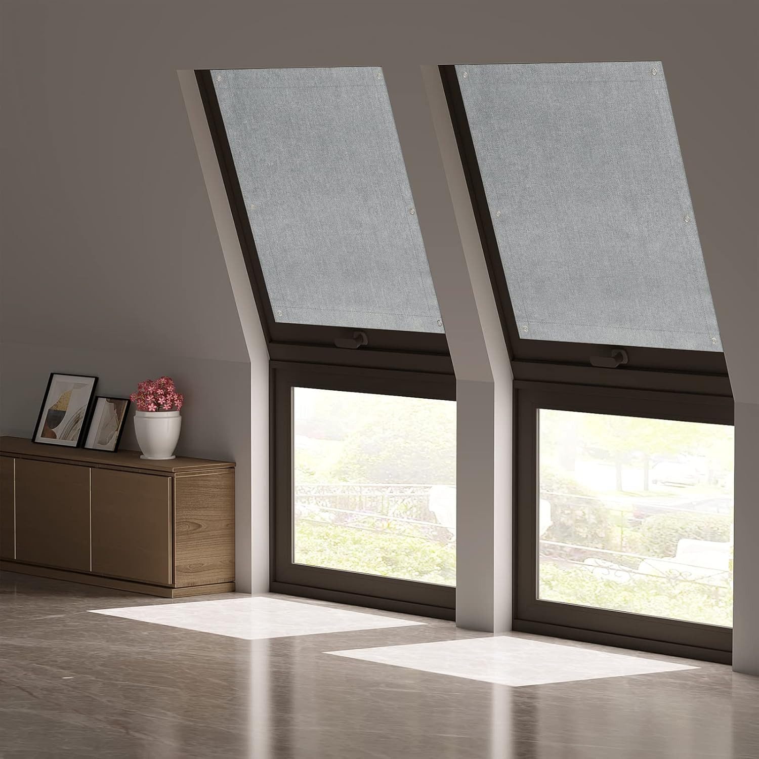 Dachfensterrollo, Woltu, 1x Thermorollo Dachfenster ohne günstig online kaufen