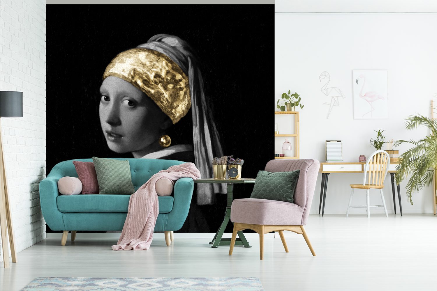 Vermeer Kunst, Schlafzimmer, St), Matt, Wohnzimmer Fototapete für Tapete - MuchoWow bedruckt, Perlenohrring (5 Wandtapete mit oder Mädchen Vinyl -