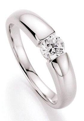 Firetti Fingerring Schmuck Geschenk Silber 925 Damenring Verlobungsring Solitär, mit Zirkonia (synth)