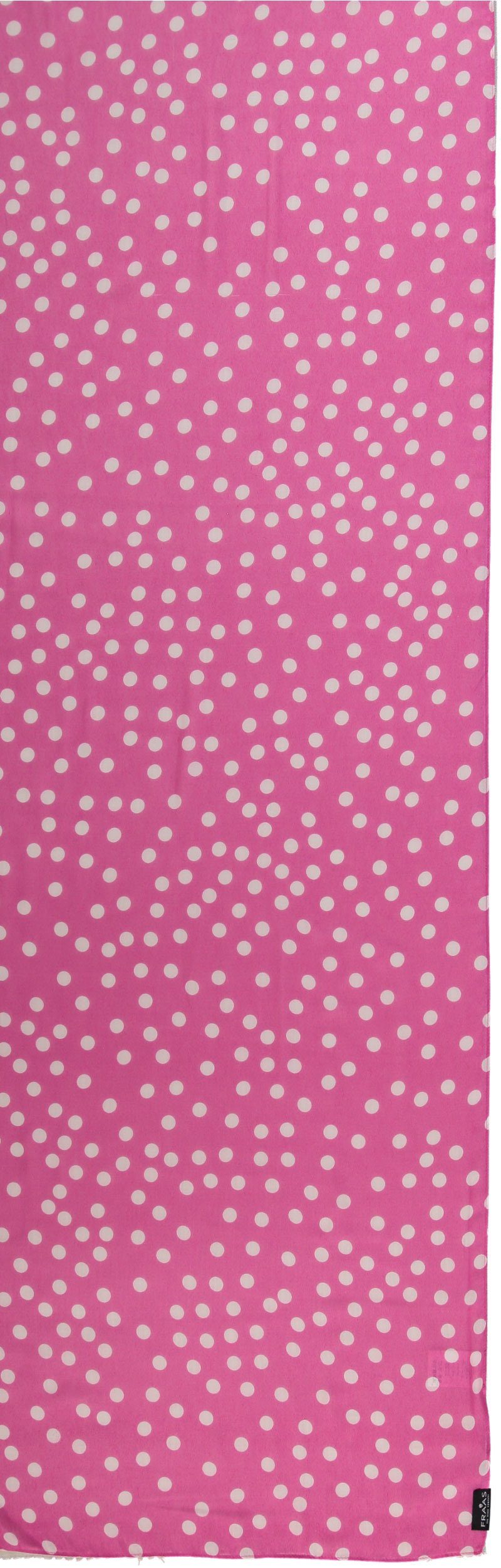 mit Punkte-Print Modeschal (1-St), Polyesterschal, pink Fraas