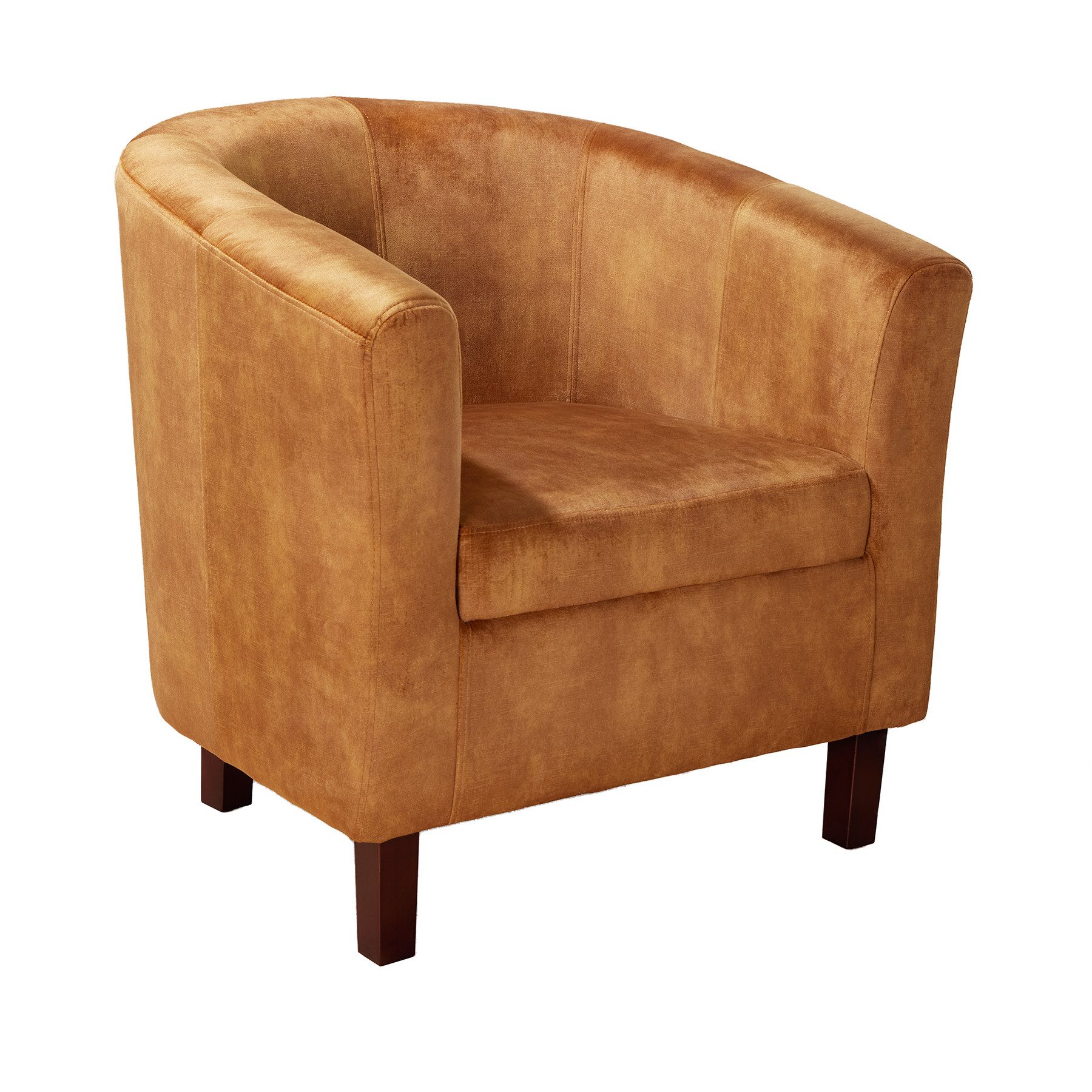 riess-ambiente Loungesessel HEMINGWAY senfgelb / braun günstig online kaufen