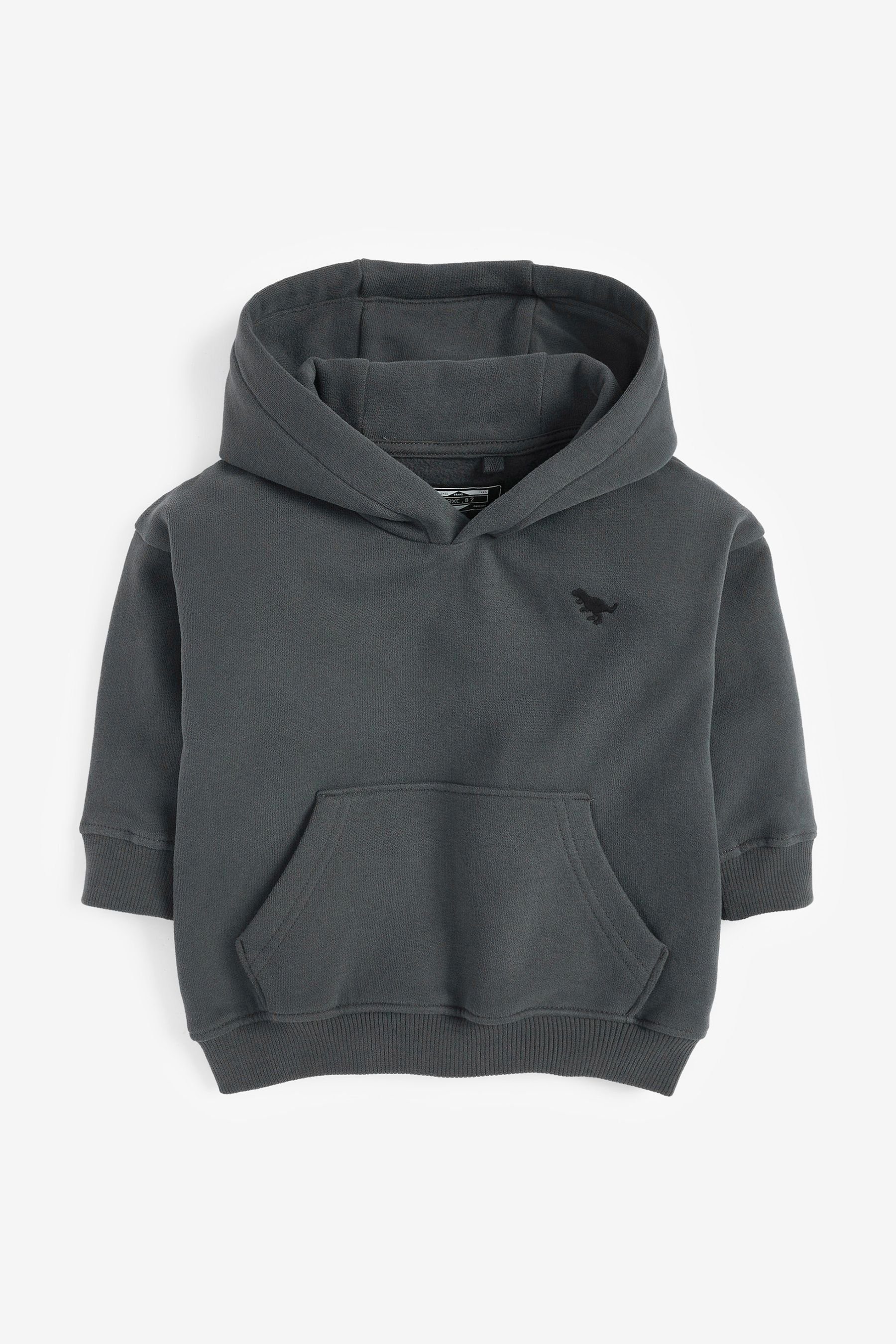 Weiche Jersey Charcoal (1-tlg) Next Kapuzensweatshirt Hose Grey aus