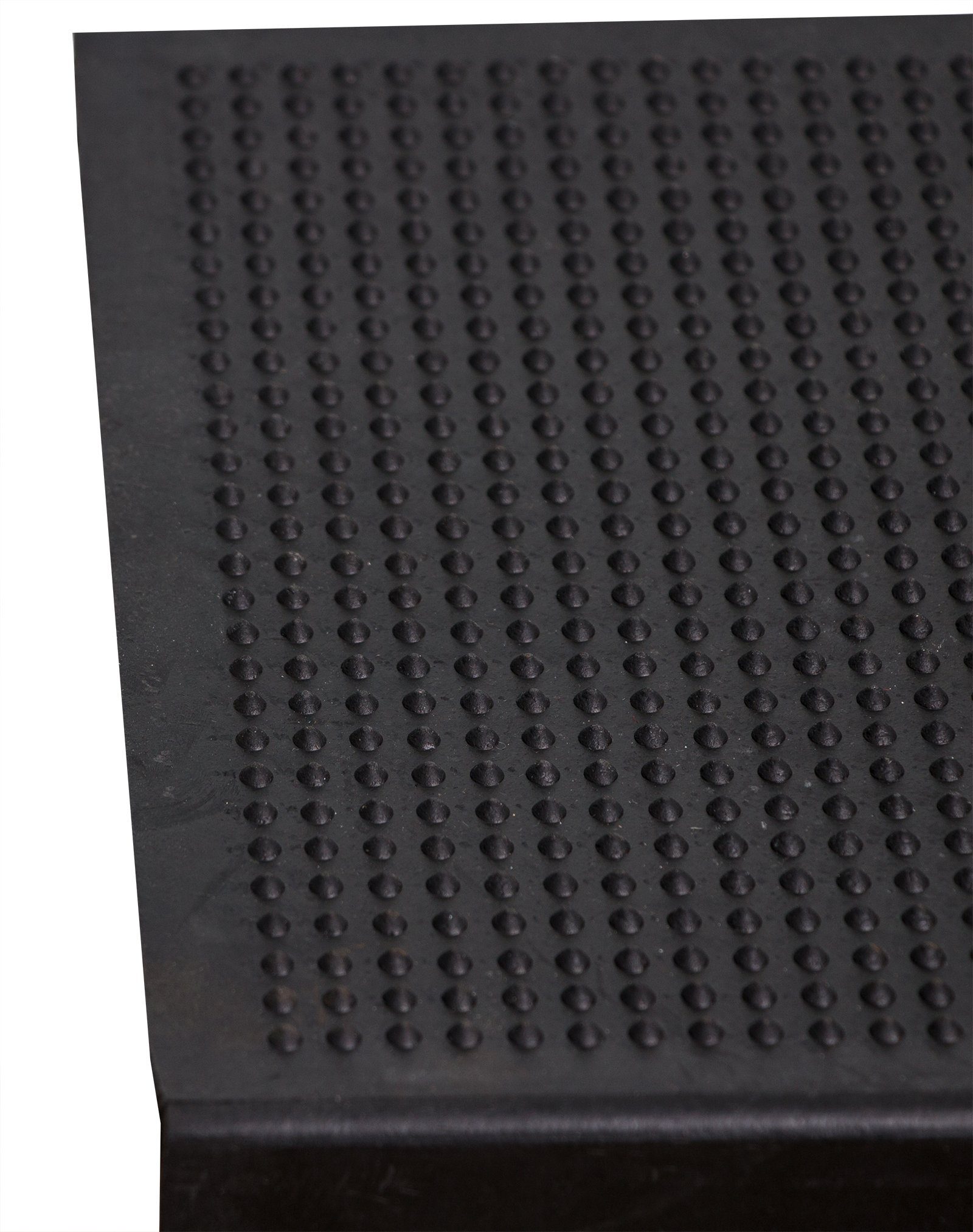 BigDean Stufenmatte Stufenmatten Set aus Gummi - 75x25cm - mit Winkelkante, Eckig, Höhe: 3 mm, Rutschhemmend, Wetterfest, Abriebfest, Leicht zu reinigen
