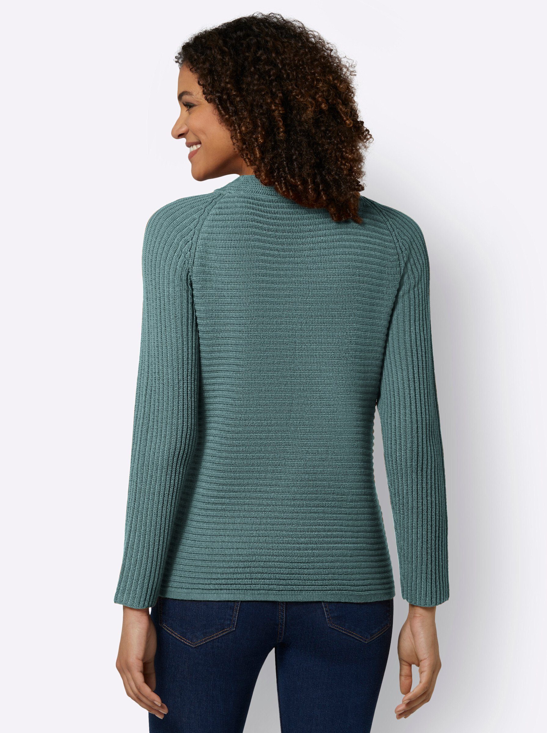 Witt Strickpullover Pullover Langarm Rippoptik