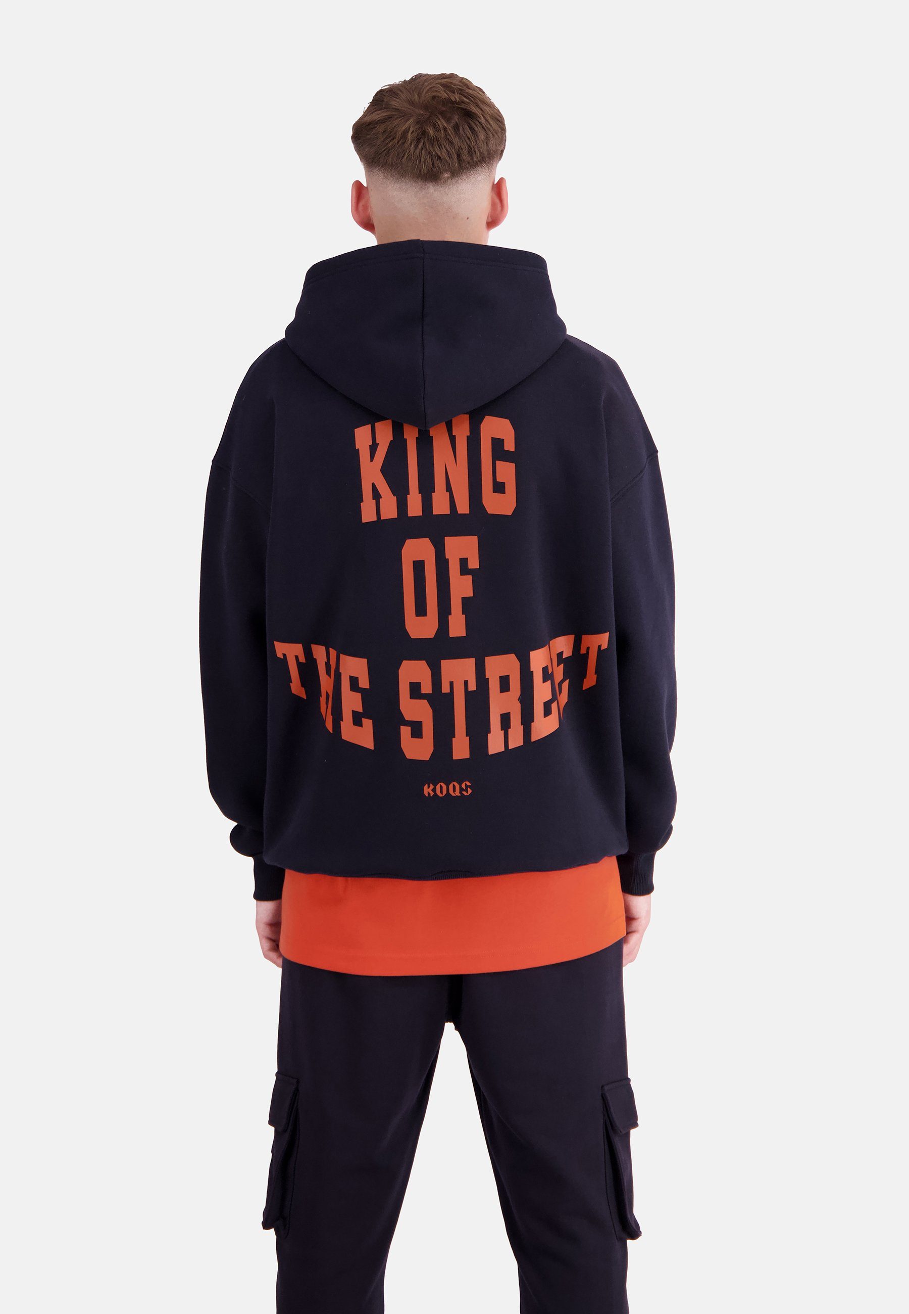 KOQS Hoodie King of the street Back Print günstig online kaufen