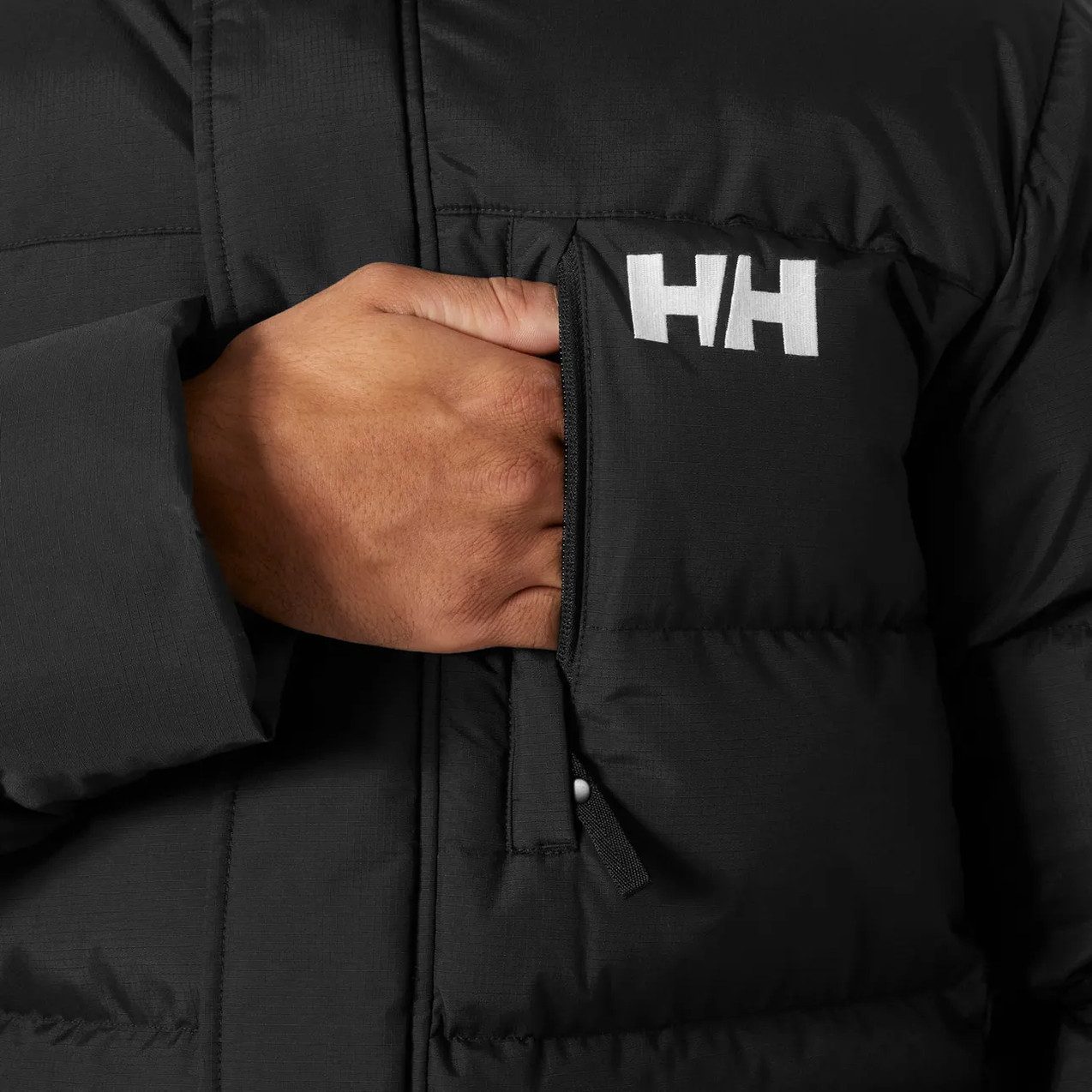 Helly Hansen Winterjacke Vardo Parka (Synthetik-Isolierung) schwarz Herren – Bild 4 von 5
