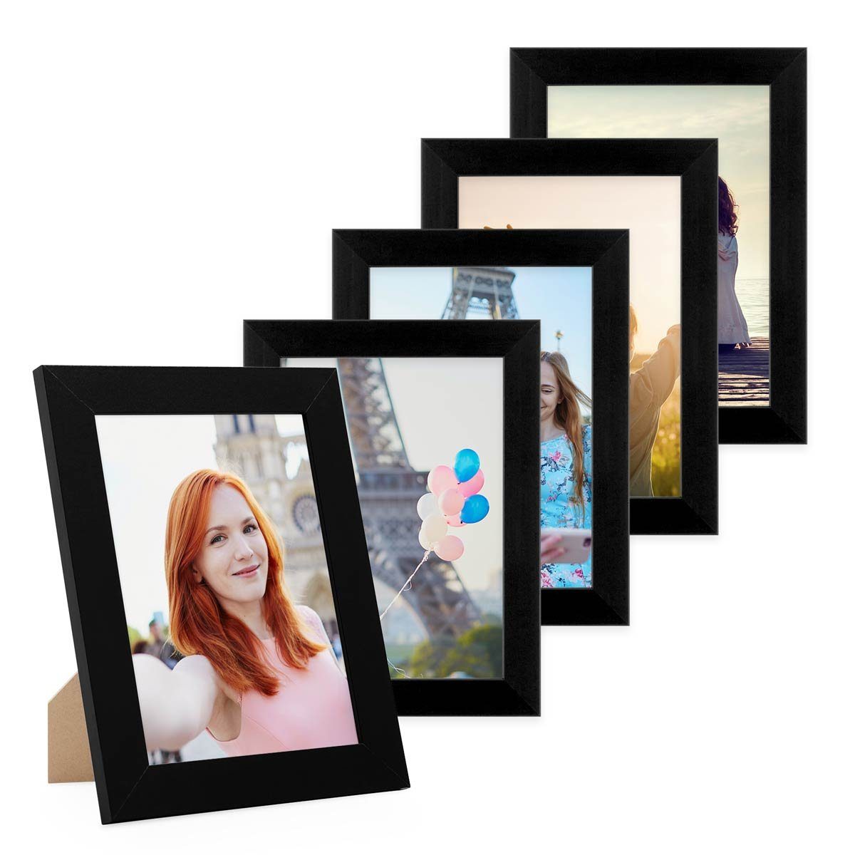 PHOTOLINI Bilderrahmen 5er Set breite Rahmen, günstig online kaufen