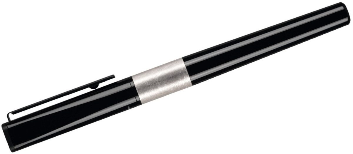 TOMBOW Tintenfeinschreiber Tintenroller Zoom ying Hashi schwarz/platin