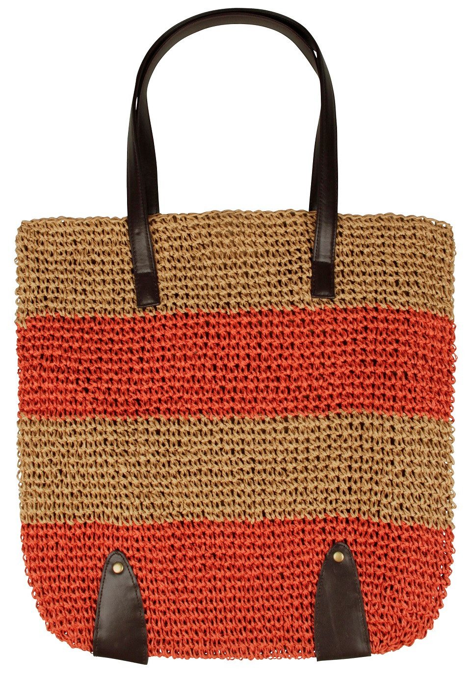 Capelli New York Strandtasche gestreift Paper Crochet Style