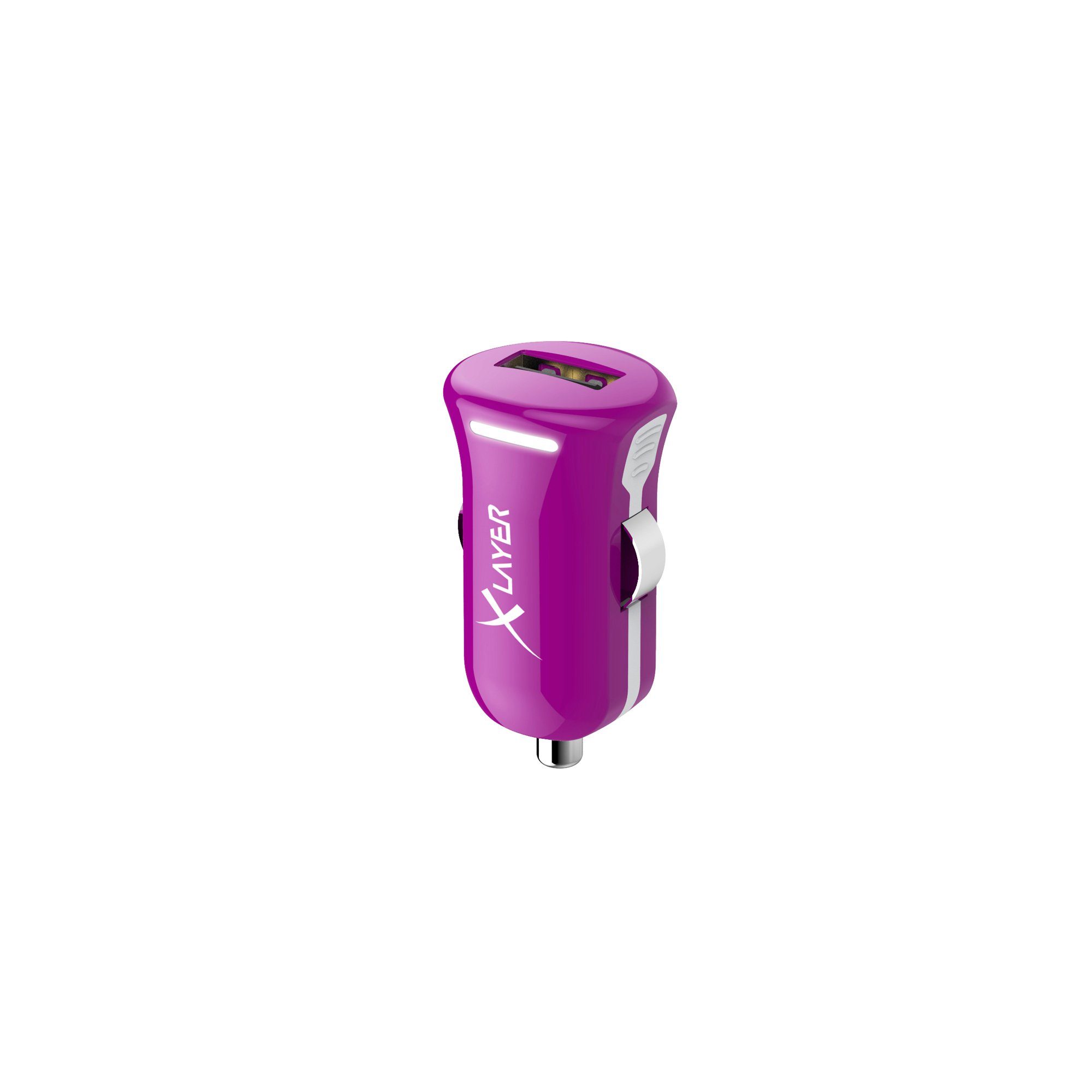 XLAYER Kfz-Ladegerät XLayer Colour Line USB Adapter 2.4A KFZ-Netzteil