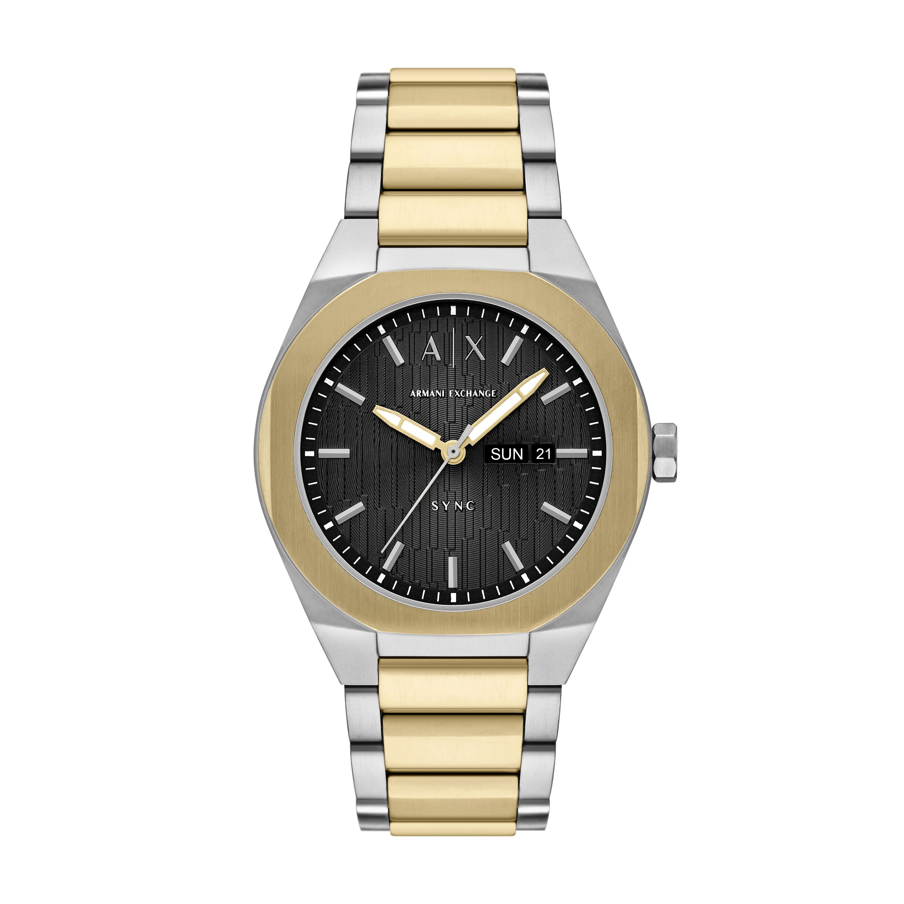 ARMANI EXCHANGE Quarzuhr AX4298, Armbanduhr, Herrenuhr, Edelstahlarmband, analog, Tag