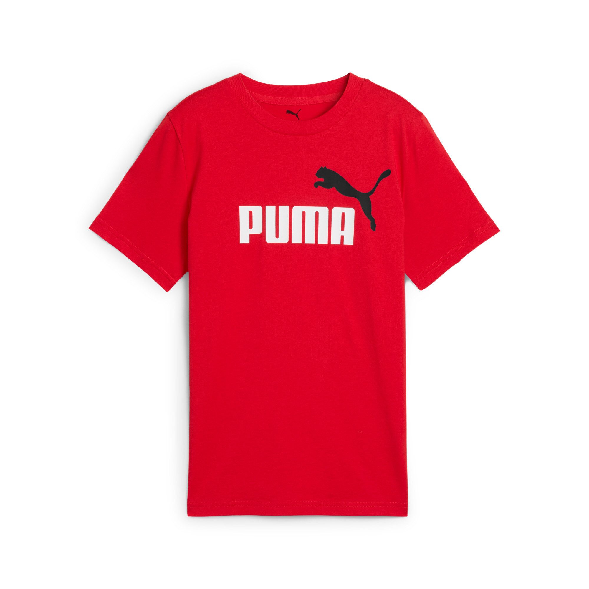 PUMA T-Shirt ESS 2 COLOR NO.1 LOGO TEE B normaler Schnitt, Kurzarm, für sportliche Aktivitäten