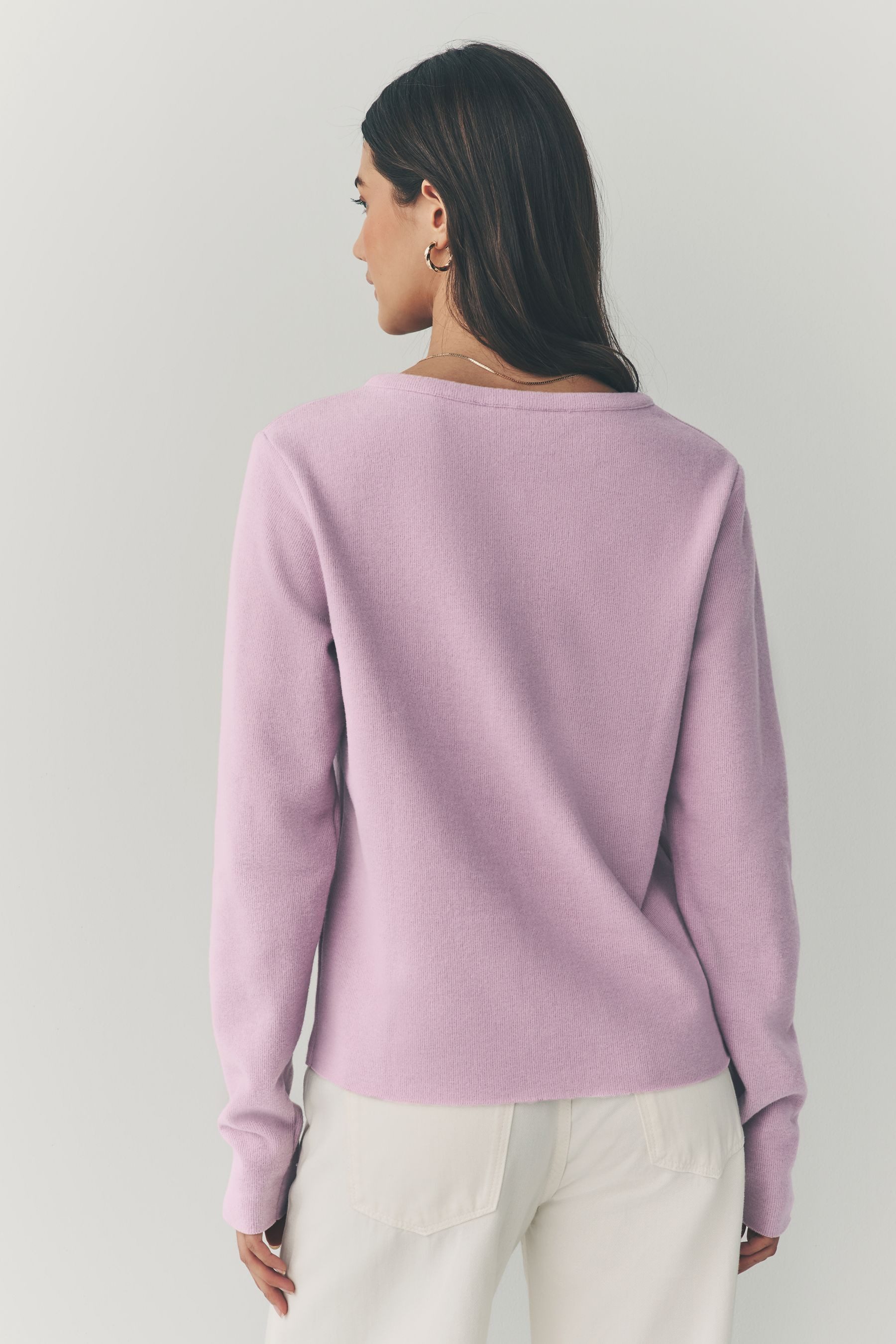 Next Strickpullover Kuscheliger Henleypullover mit weichem günstig online kaufen