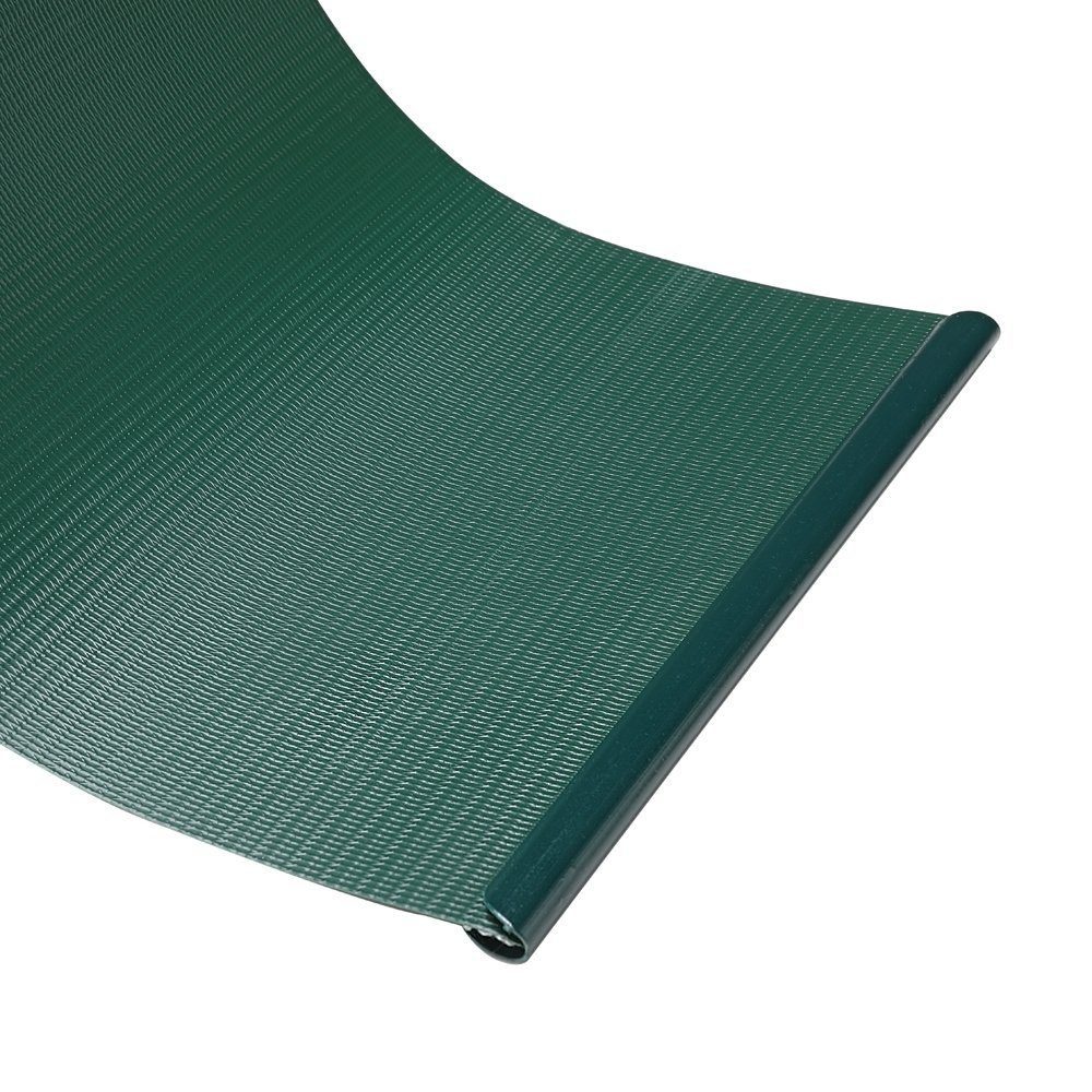 Melko Doppelstabmattenzaun PVC Sichtschutzstreifen 35 o. 65 Meter Grau Grün Zaunblende Folie, (Stück, Sichtschutz mit Clips), Blickdichte Qualität – Bild 4 von 5