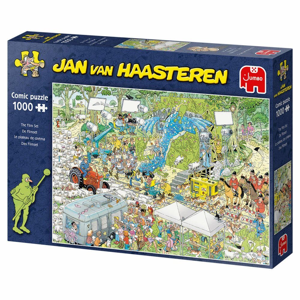 Puzzleteile Haasteren Jumbo 1000 Puzzle - Teile, Spiele Jan 1000 Film-Set van