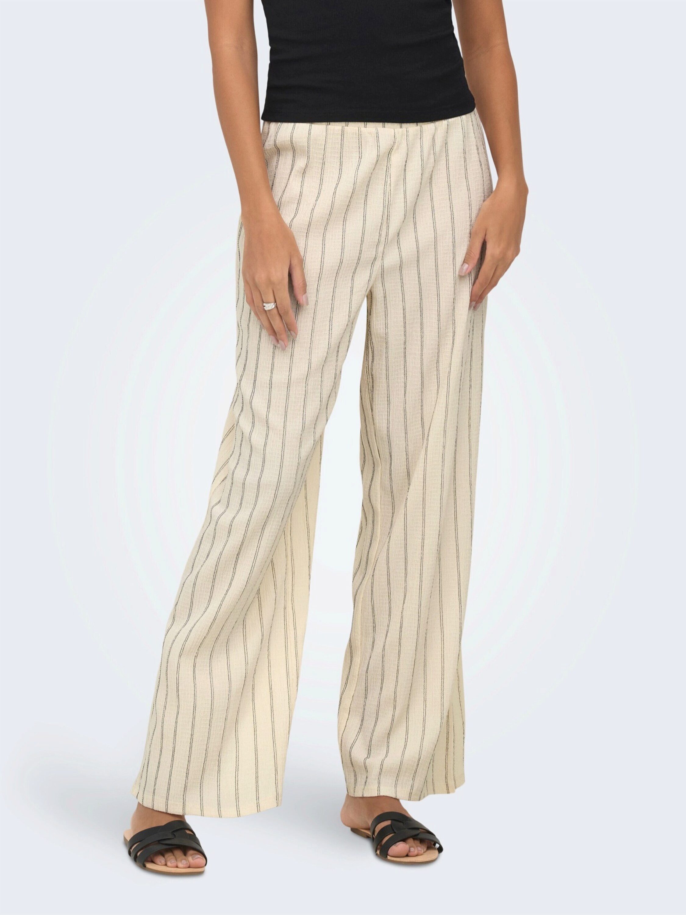 ONLY Bundfaltenhose ONLMIKA (1-tlg) Drapiert/gerafft