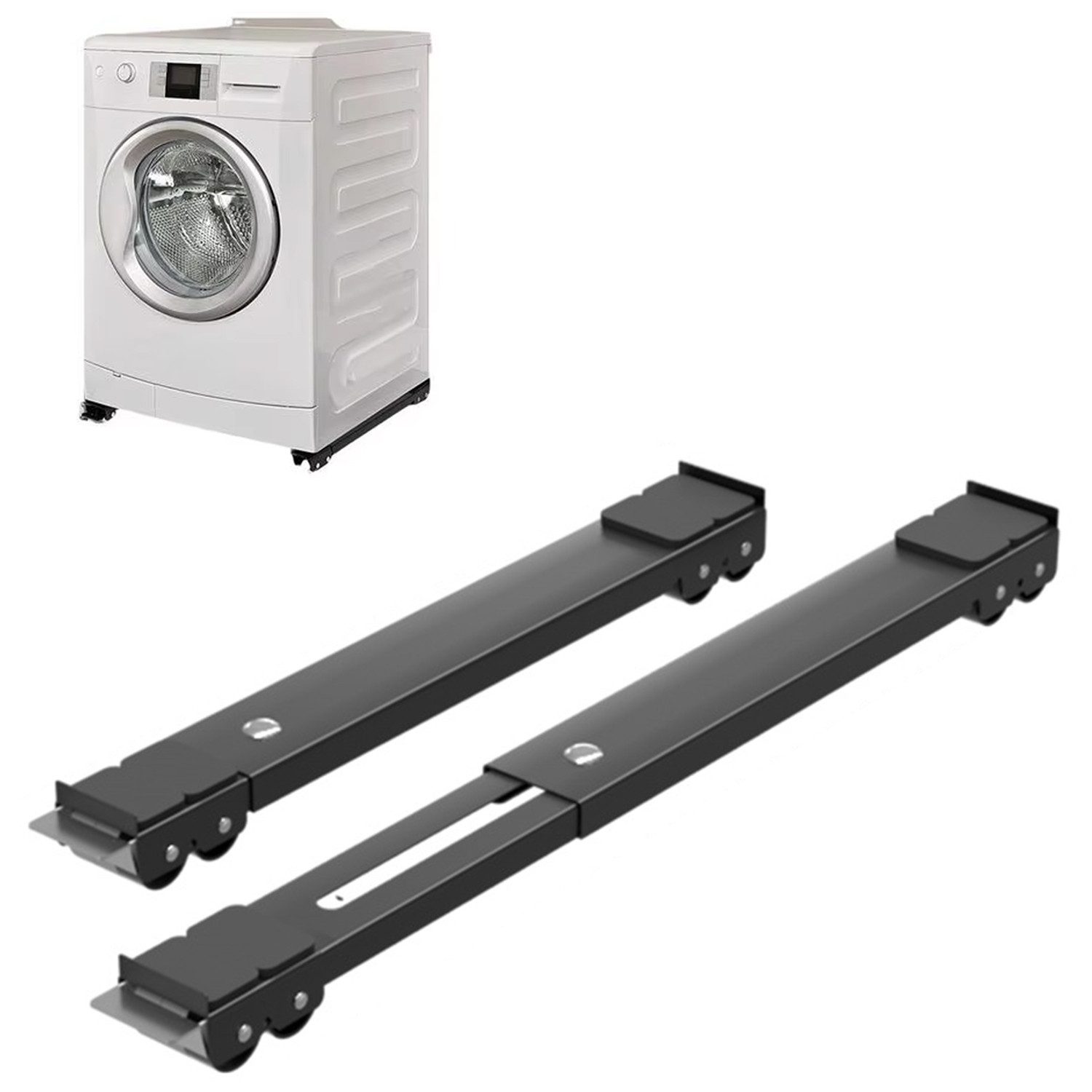 Refined Living Waschmaschinenuntergestell 2St moblies 45-70cm Waschmaschine günstig online kaufen