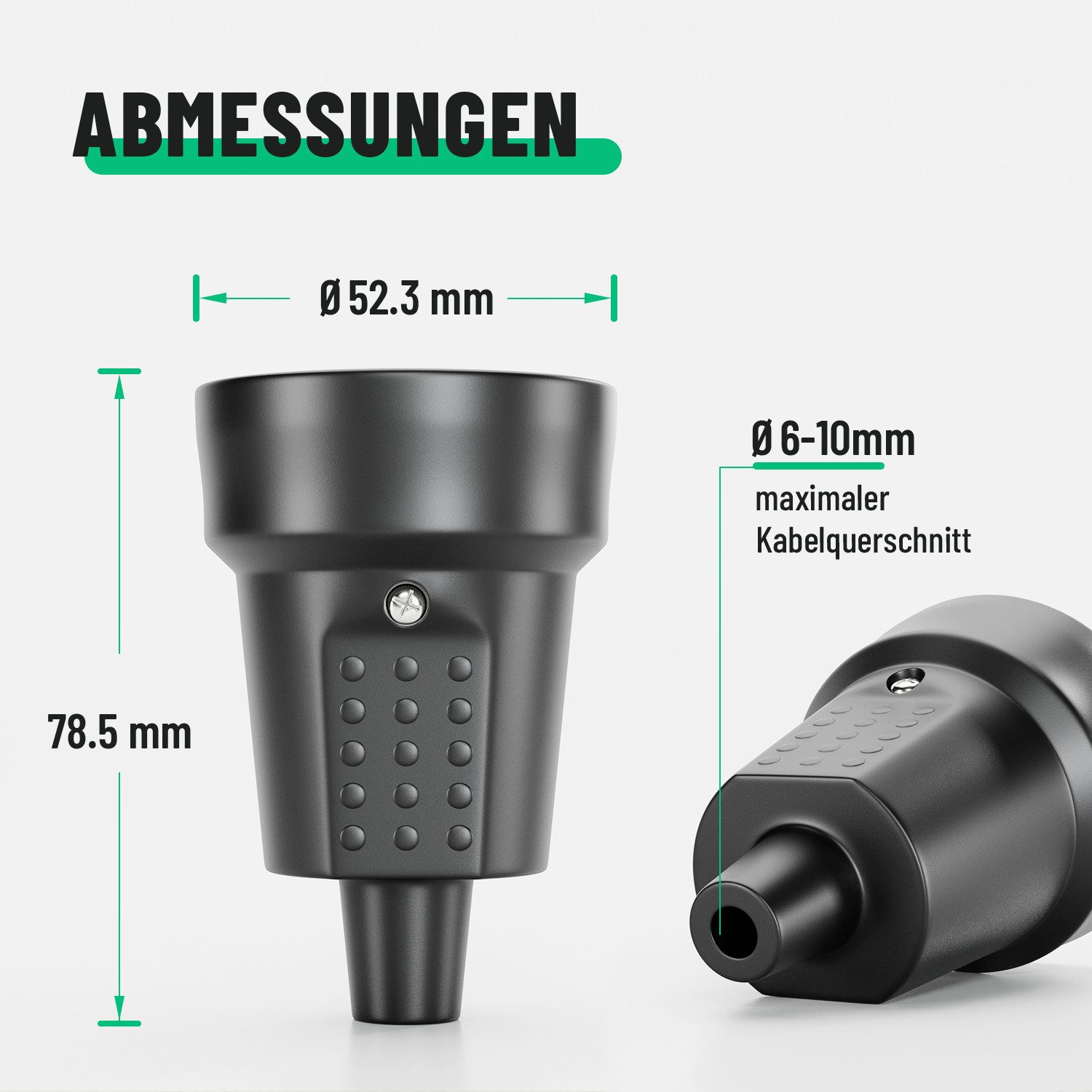 greate. Steckdose Schutzkontakt Stecker & Kupplung IP44, Schutzkontaktstecker & Kupplung, 1-St. – Bild 5 von 5