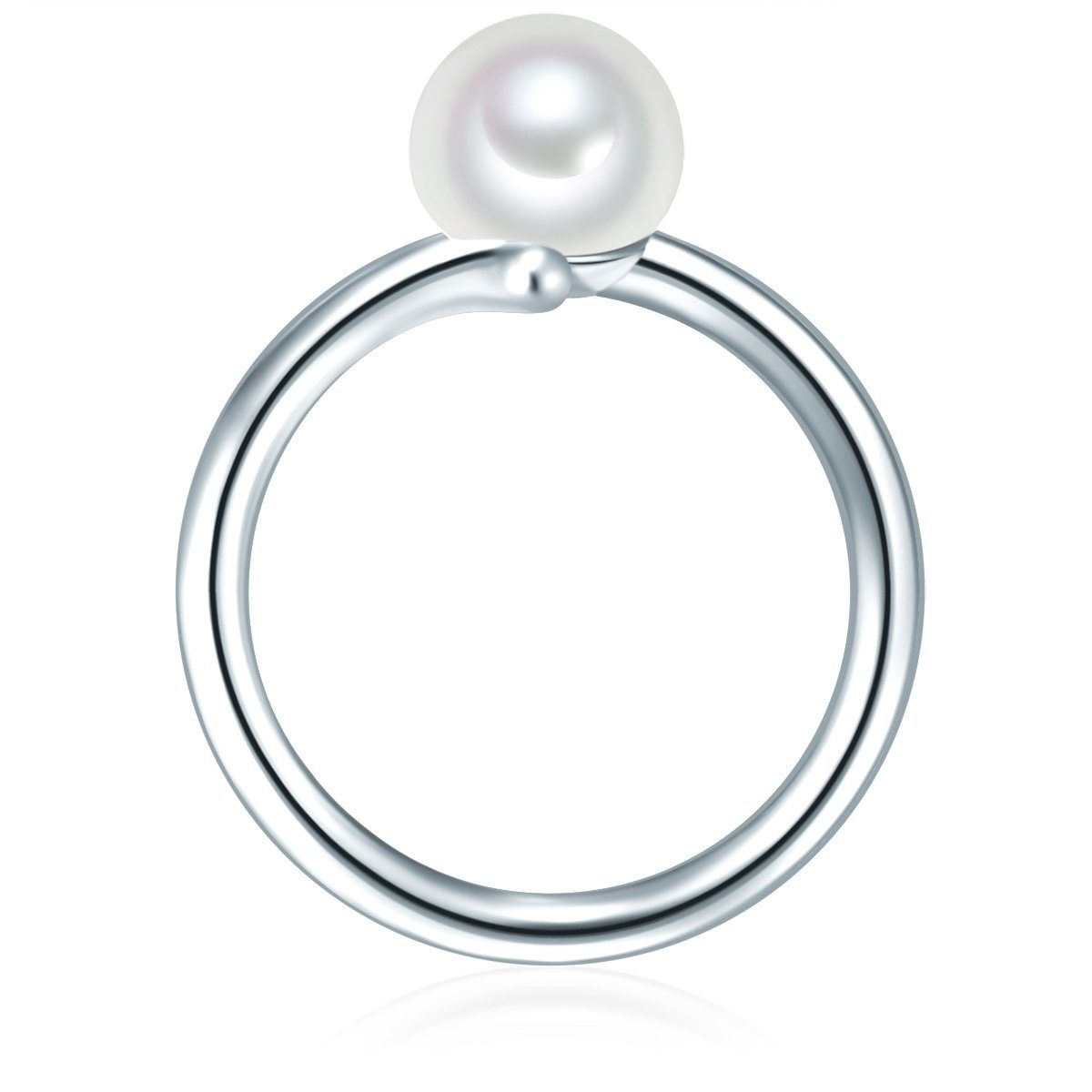 Valero Pearls Silberring silber, mit Süßwasser-Zuchtperle