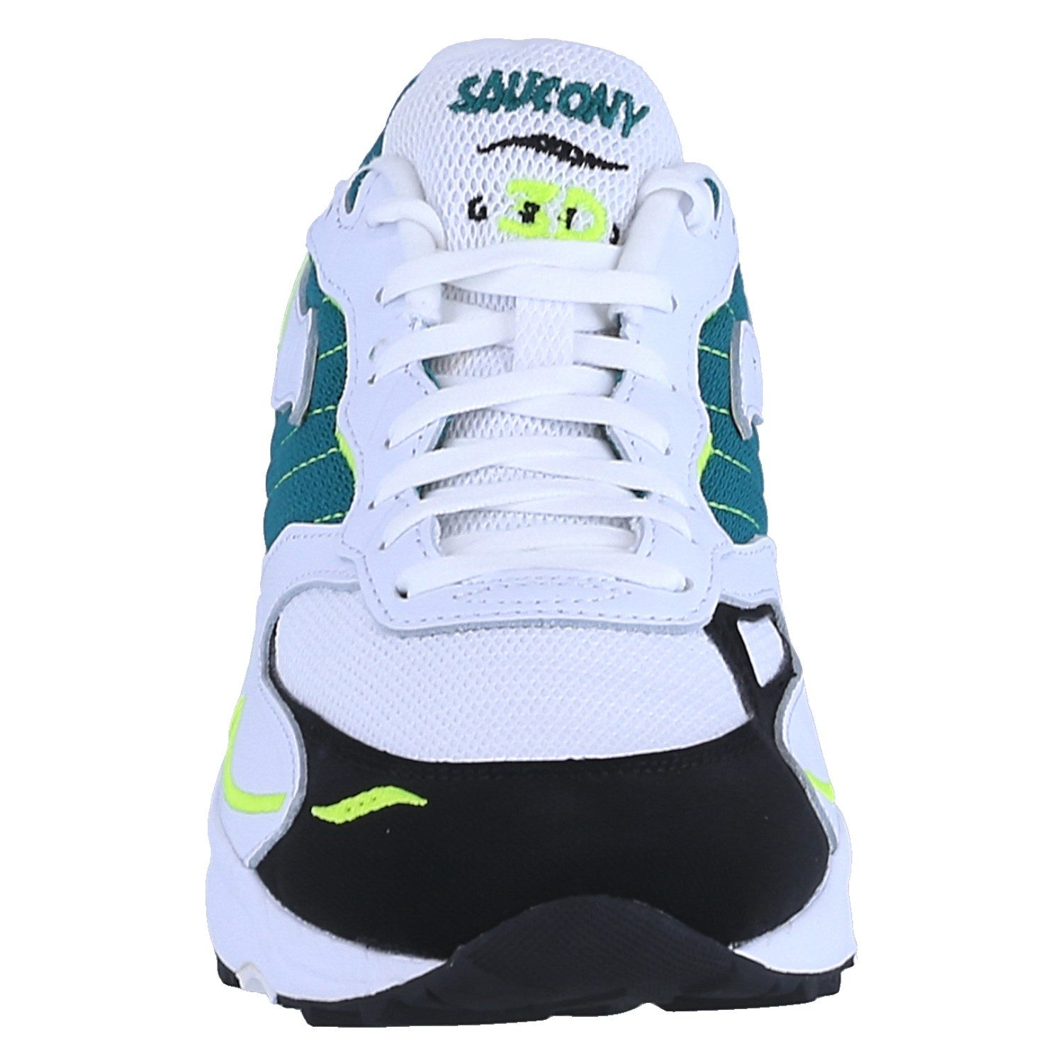 Saucony 3D Grid Hurricane weiss/grün Herren Sneaker – Bild 4 von 5